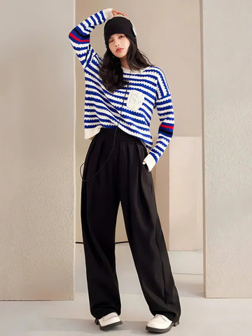 Striped Knitted Sweater - KAYSMAR