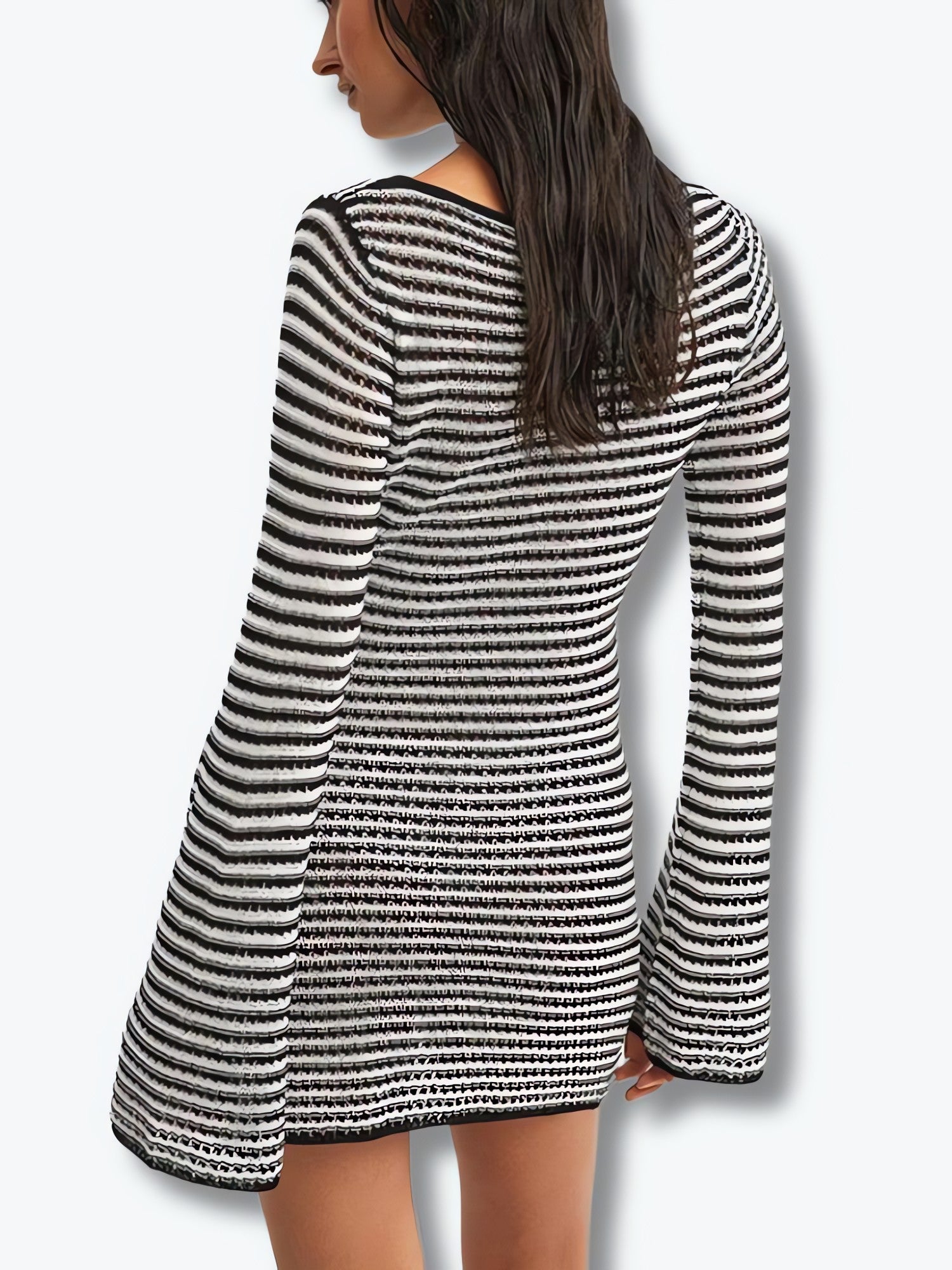 Striped Mini Dress - KAYSMAR