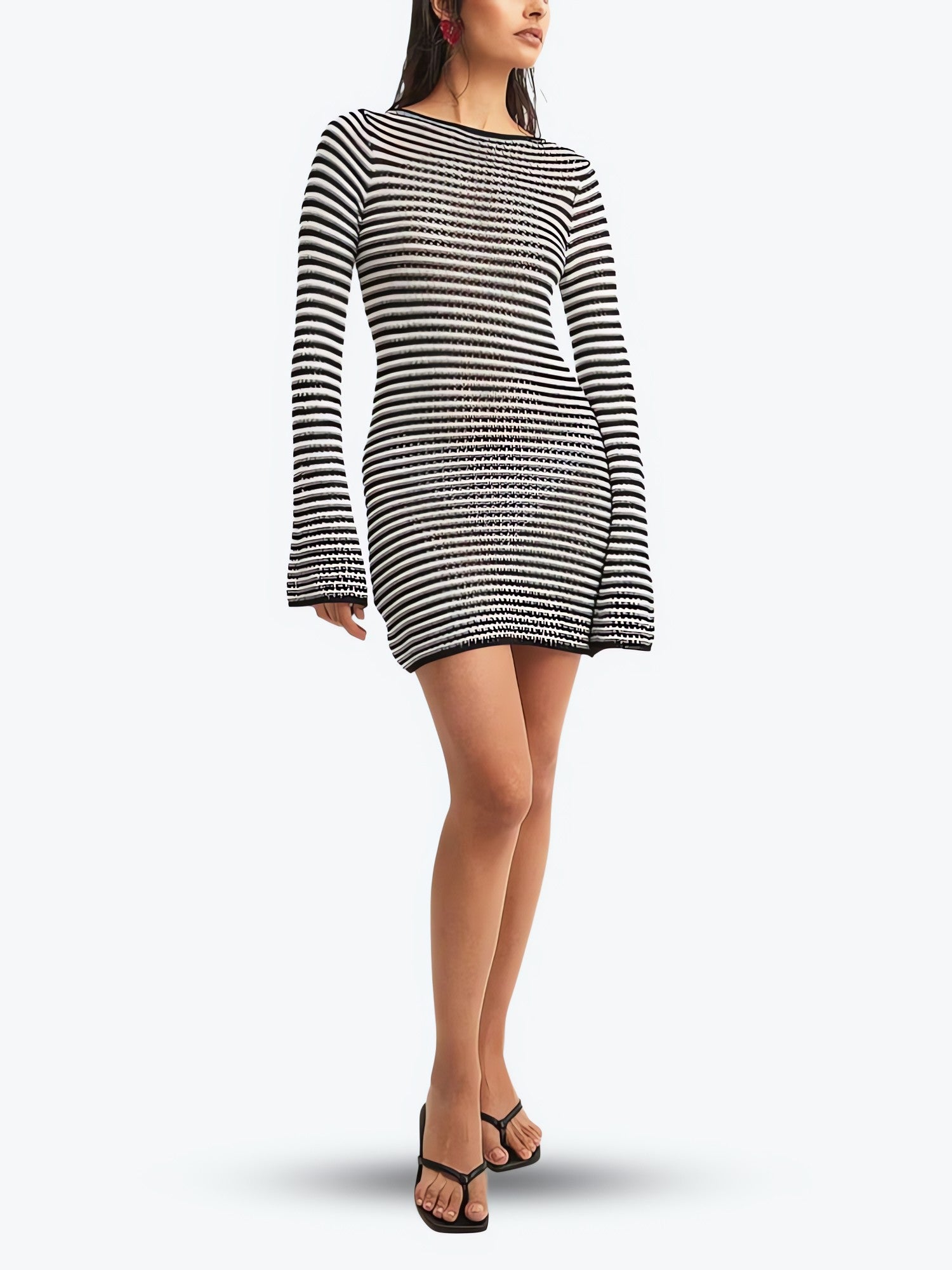 Striped Mini Dress - KAYSMAR