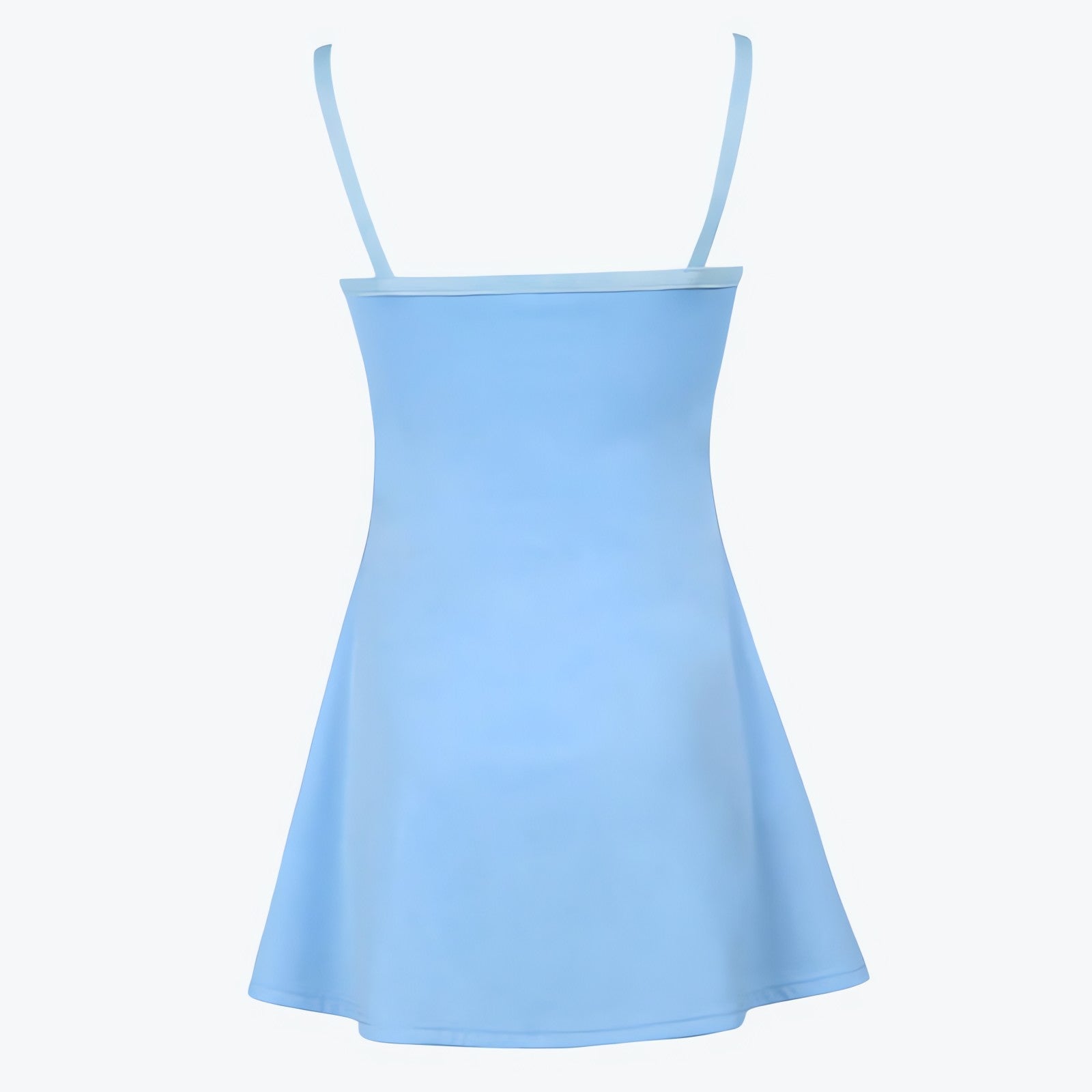 Striped Patch Satin Mini Dress - KAYSMAR