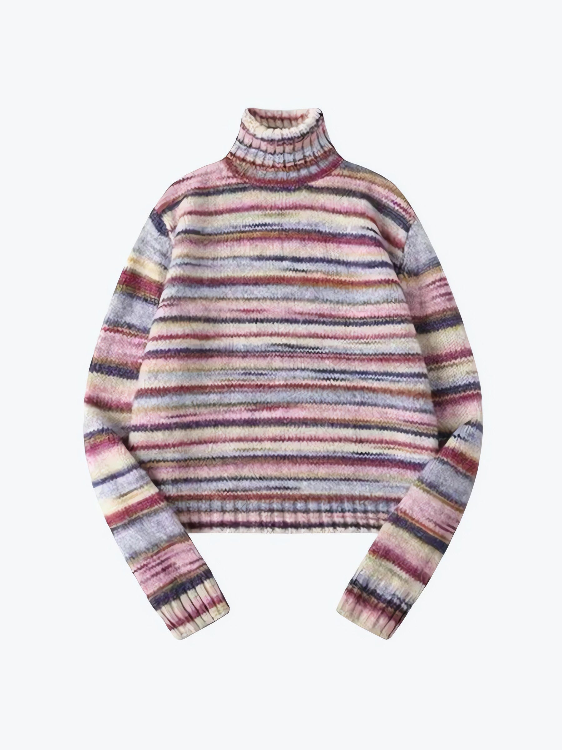 Striped Turtleneck Sweater - KAYSMAR