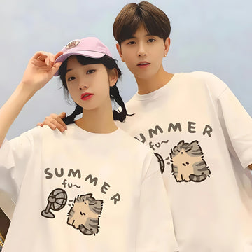 Summer Cat Tee - KAYSMAR