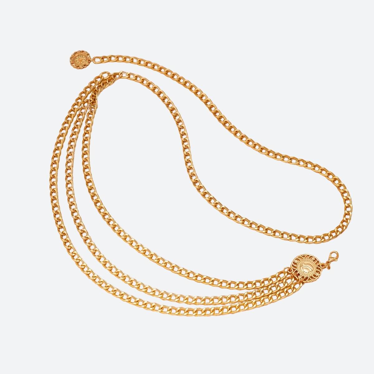 Sun Medallion Chain Belt - KAYSMAR