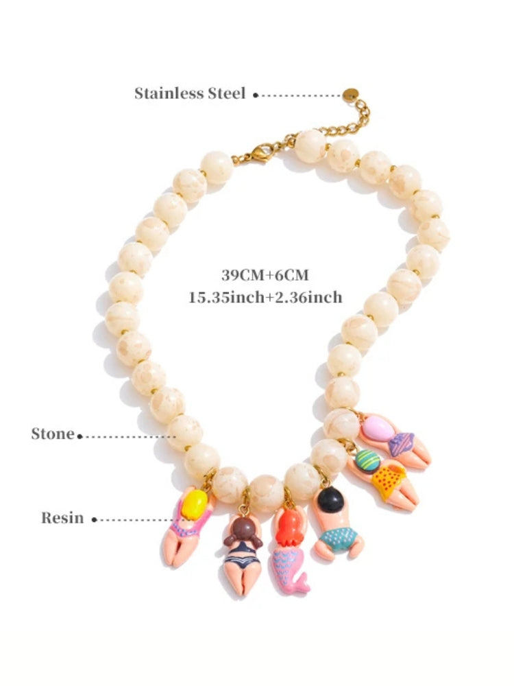 Swimsuit Figurines Necklace - KAYSMAR