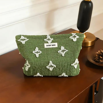 Tasseled Star Embroidered Makeup Bag - KAYSMAR