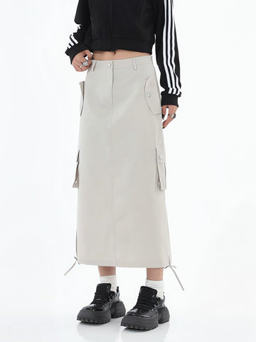 Tech Parachute Maxi Skirt - KAYSMAR