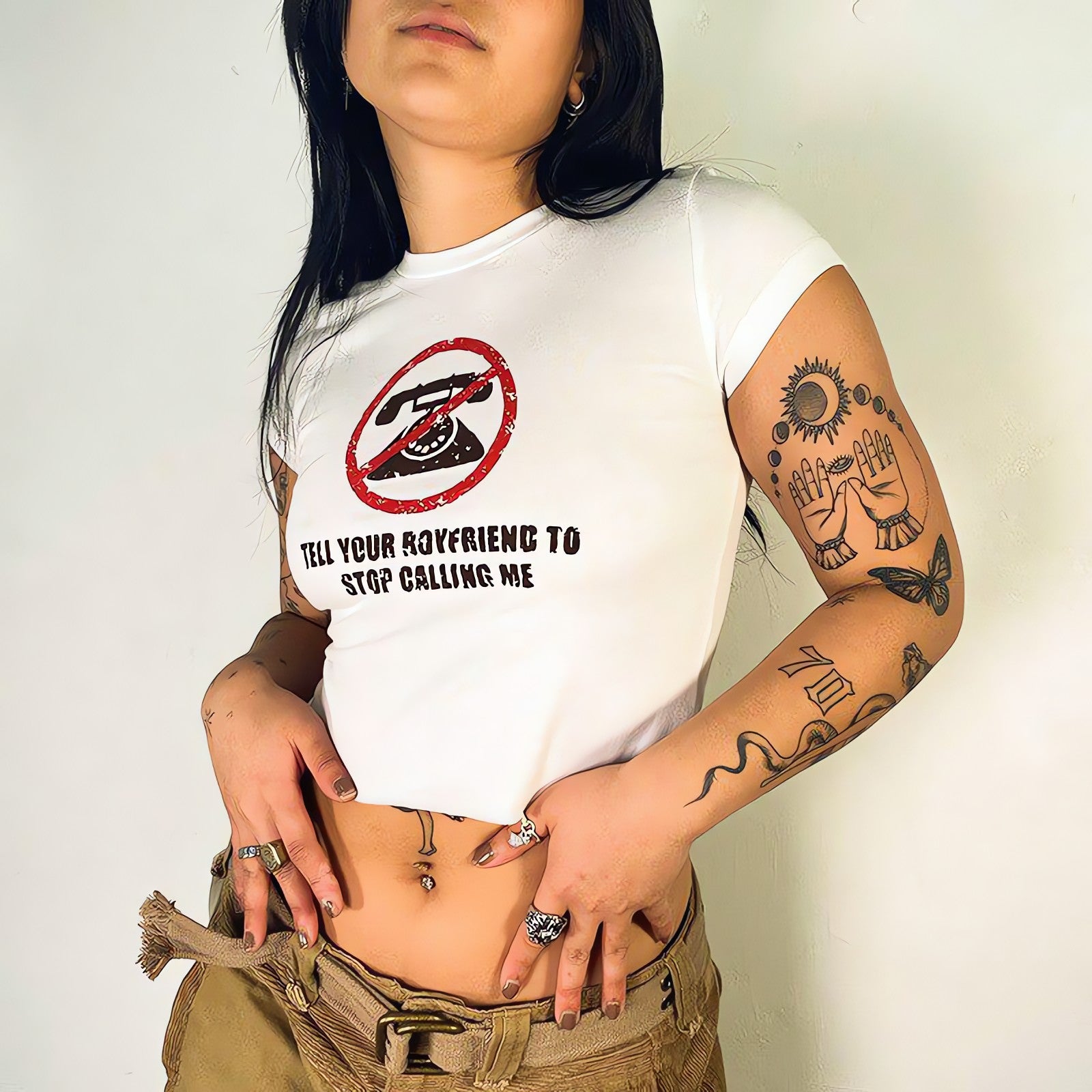 Tell Your Boyfriend Crop Top - KAYSMAR