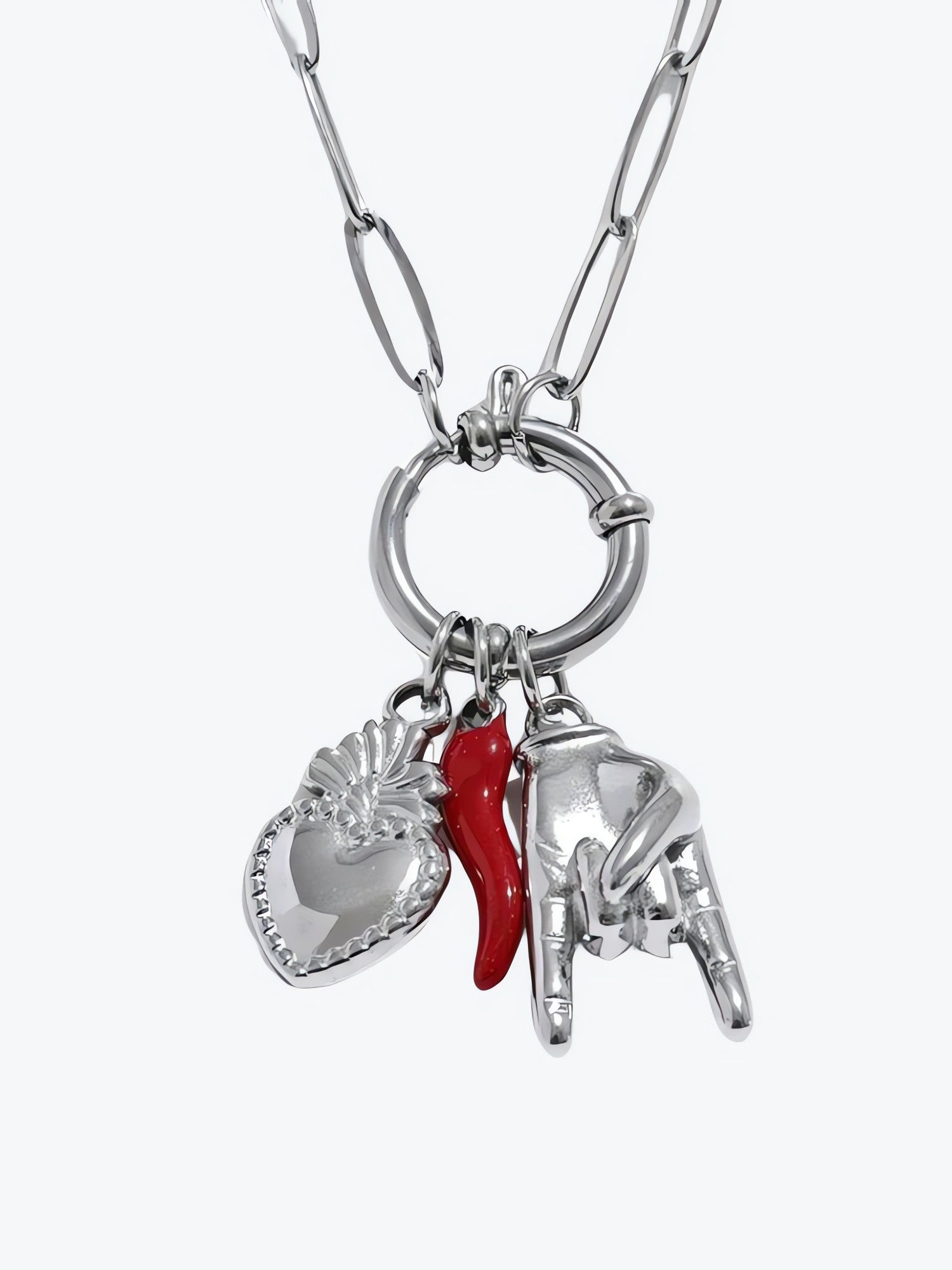 Three Charms Necklace & Bracelet Set - KAYSMAR