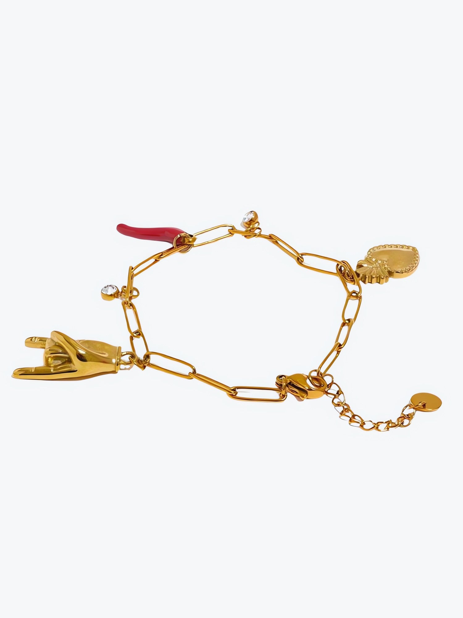 Three Charms Necklace & Bracelet Set - KAYSMAR