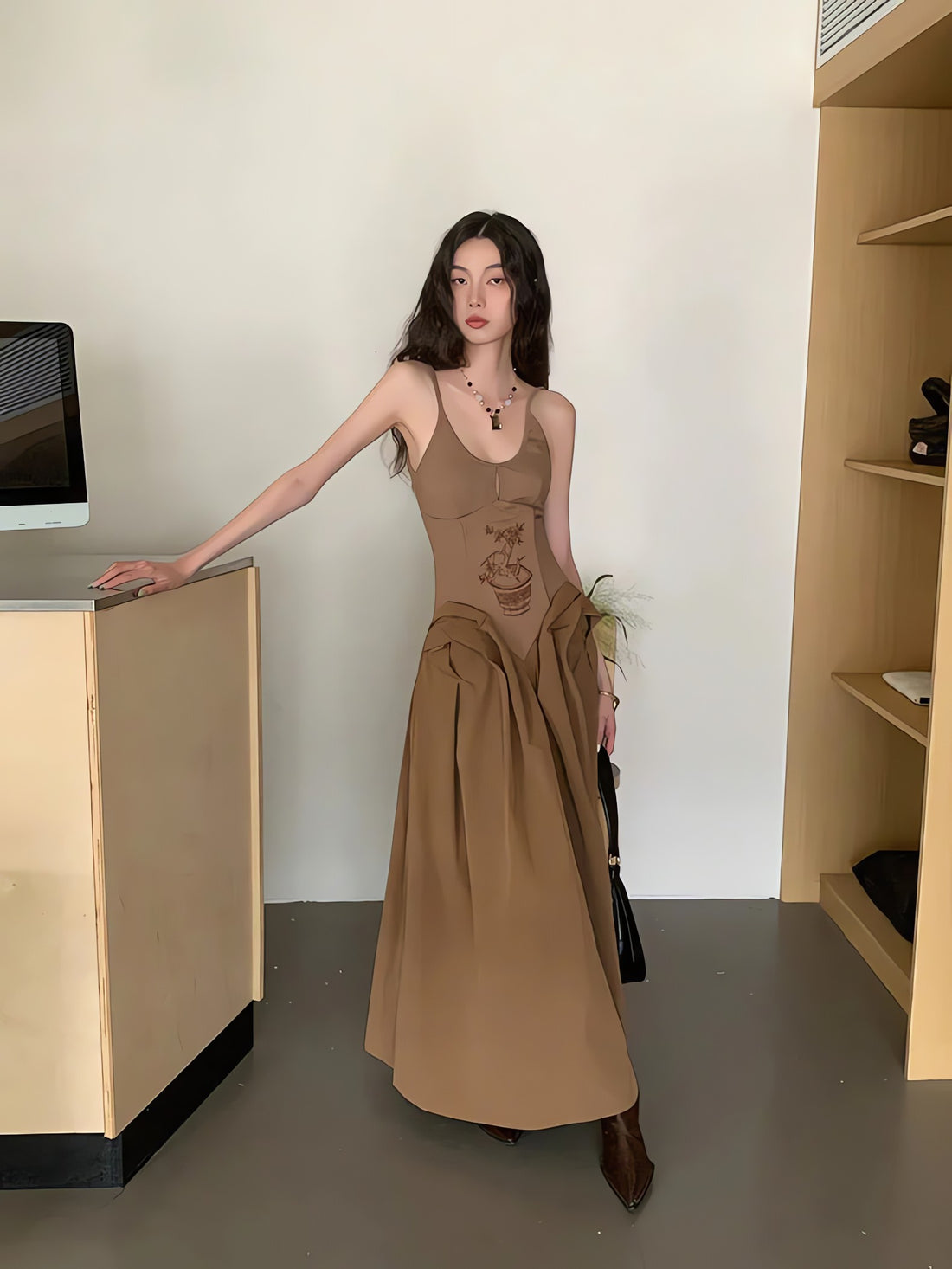 Vintage Corset Maxi Dress - KAYSMAR