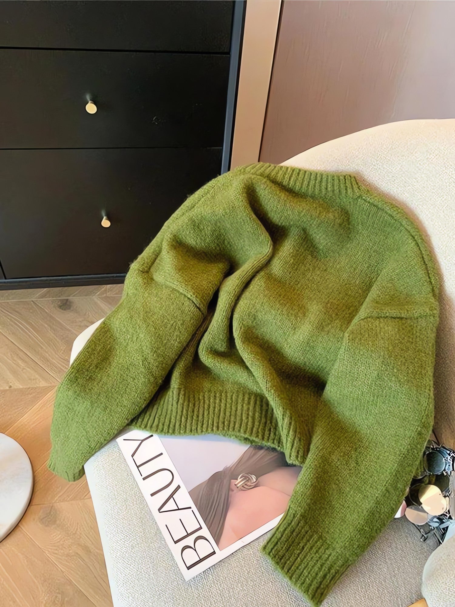 Vintage Daisy Embroidered Knitted Cardigan - KAYSMAR