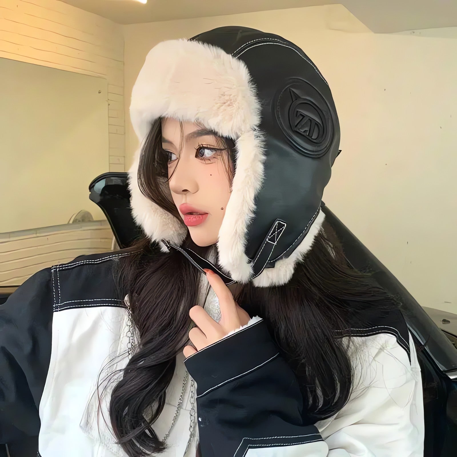 Vintage Faux Fur Aviator Hat - KAYSMAR