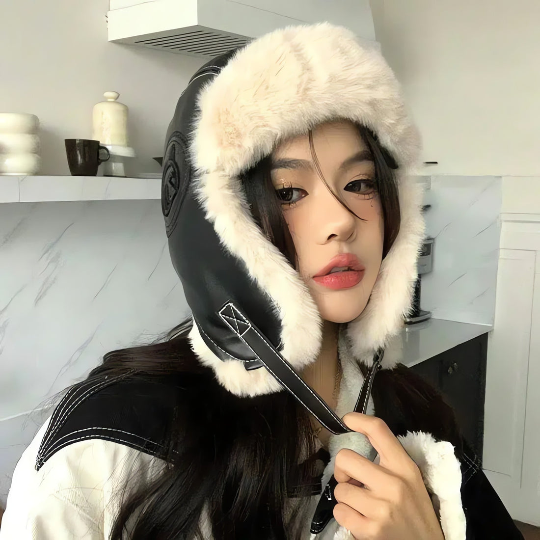 Vintage Faux Fur Aviator Hat - KAYSMAR