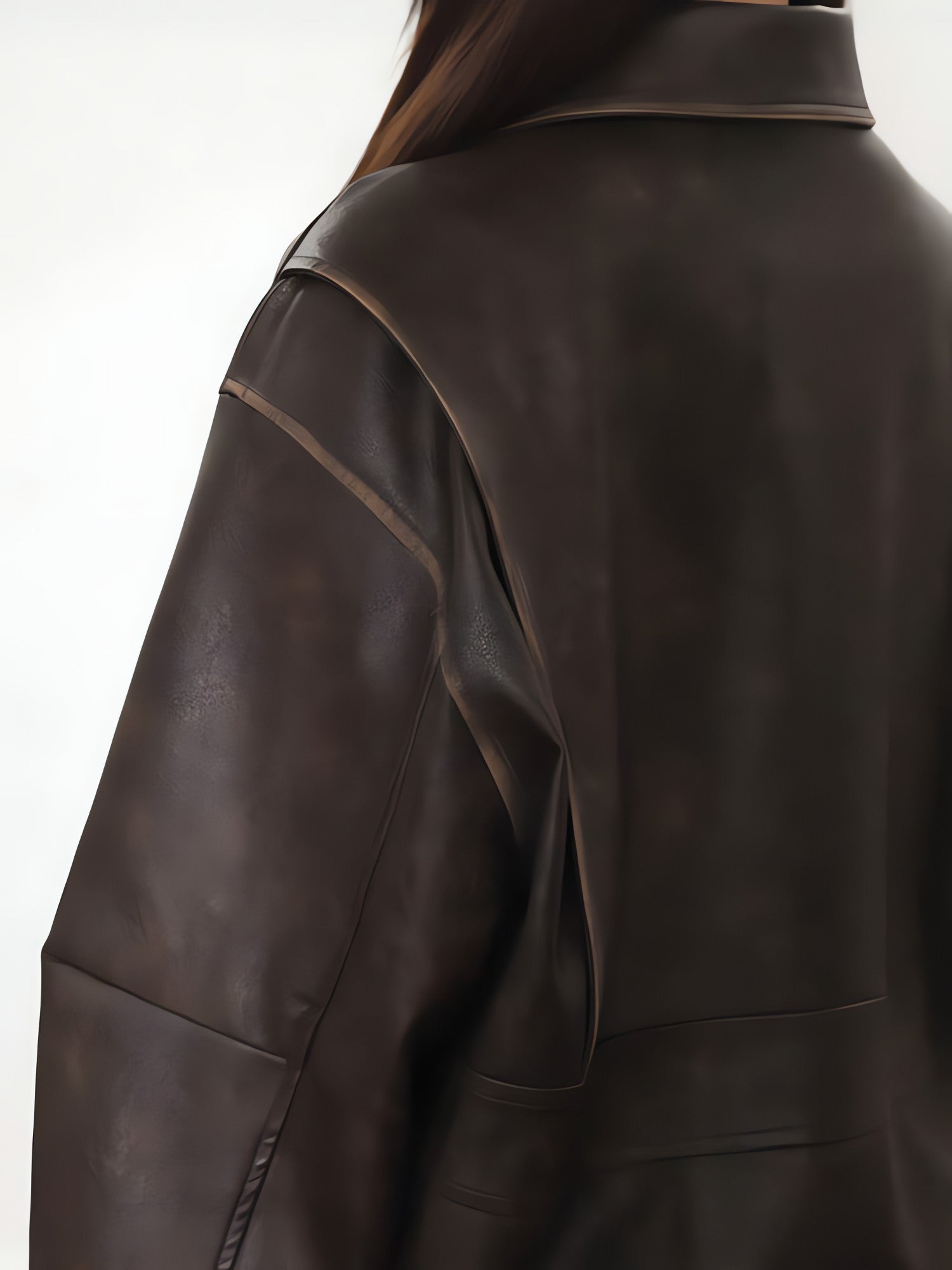 Vintage Faux Leather Jacket - KAYSMAR