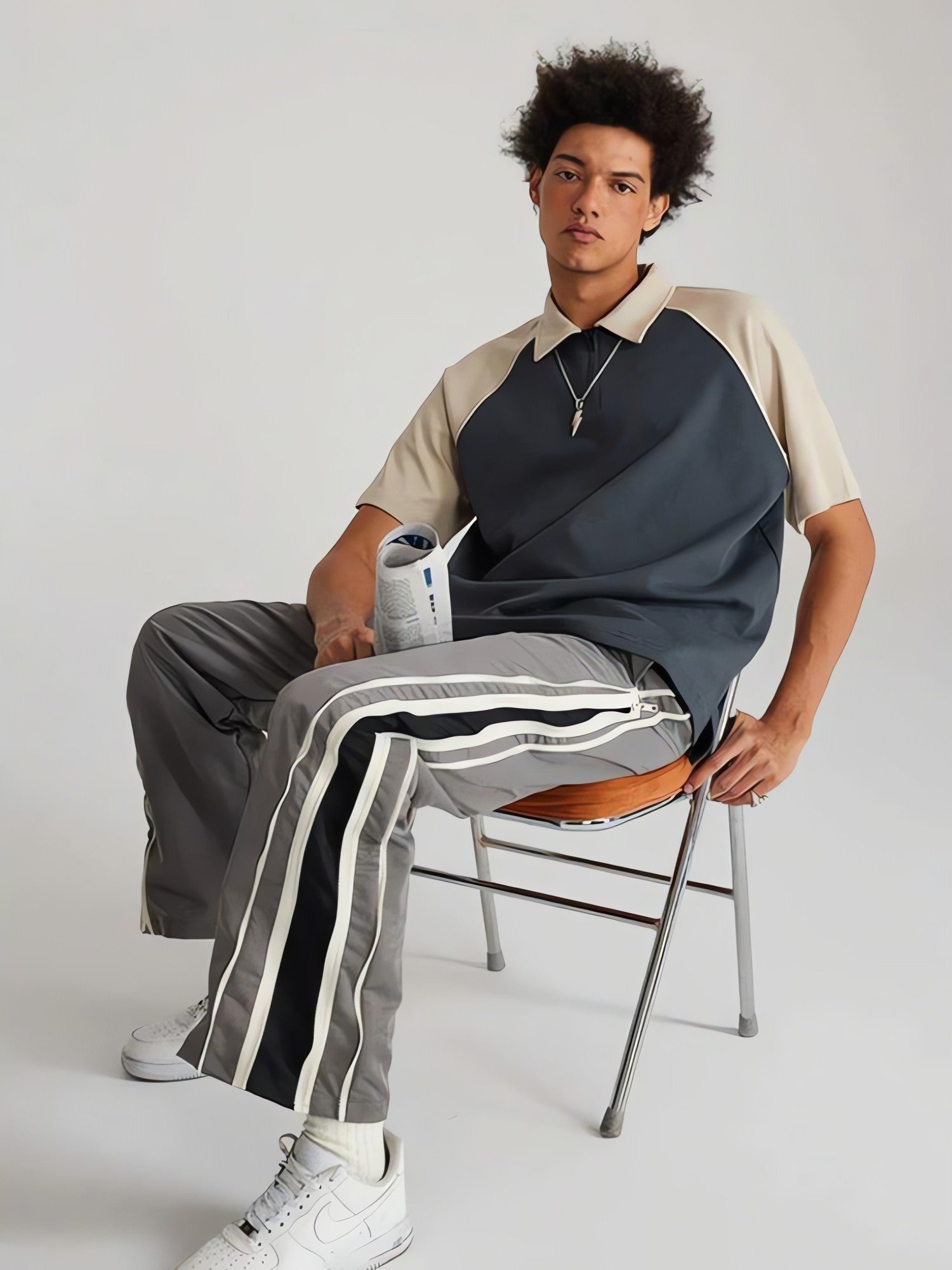 Vintage Half Zip-Up Polo Tee - KAYSMAR