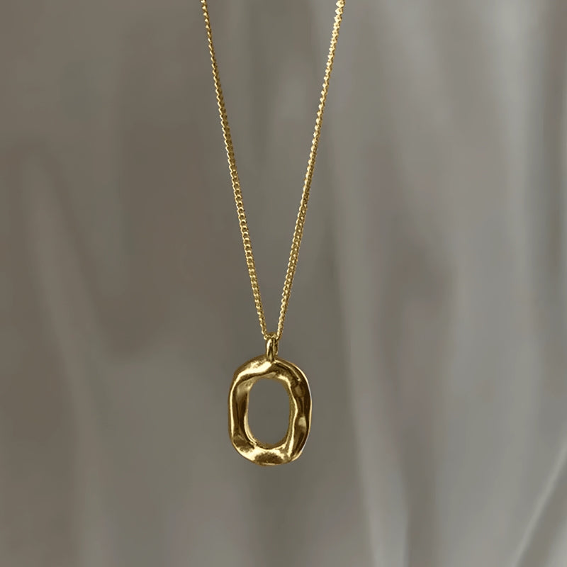 Wavy Ellipse Necklace - KAYSMAR