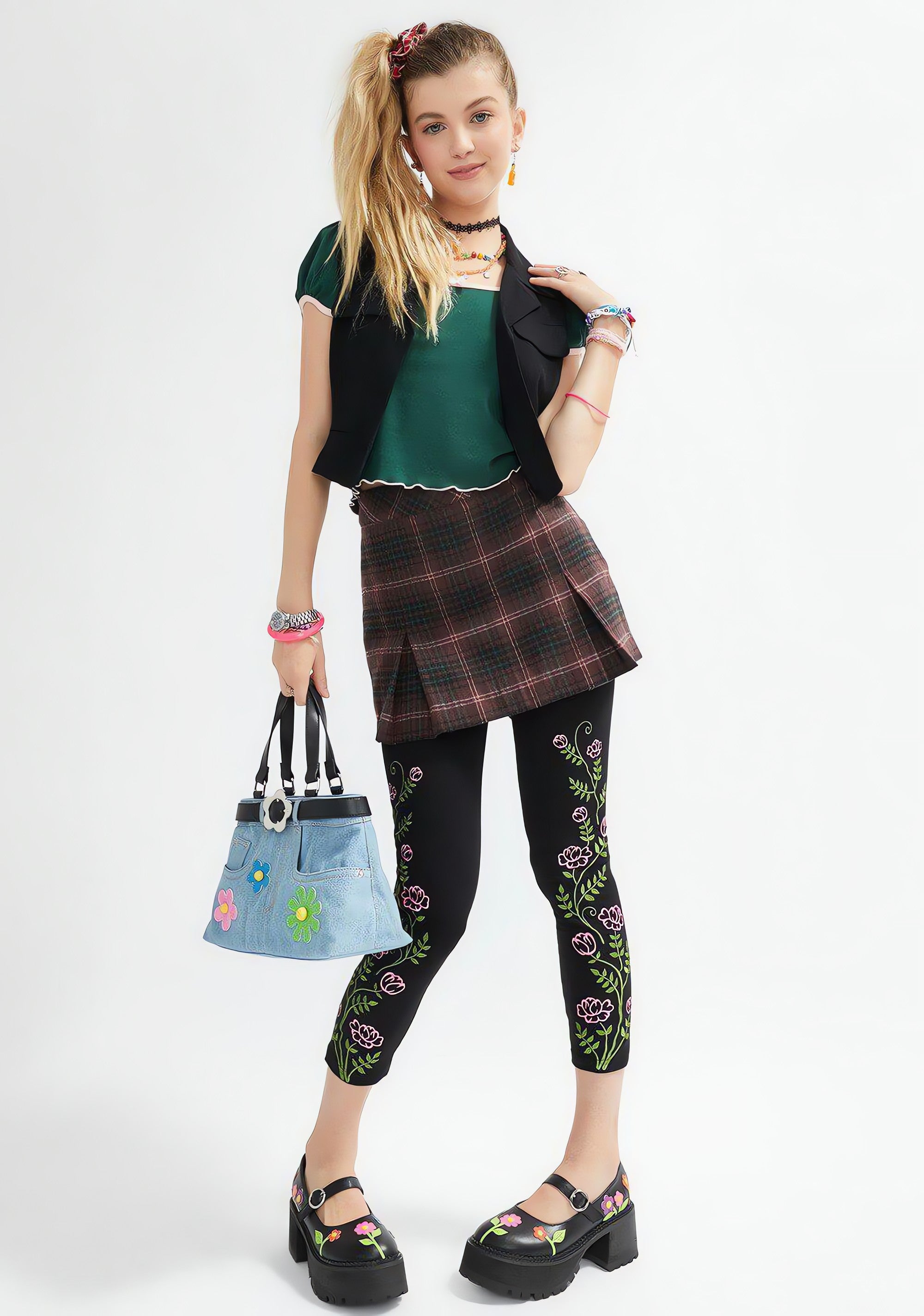 Weirdcore Belted Denim Handbag - KAYSMAR