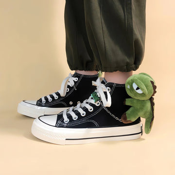 Weirdcore Dinosaur Canvas Shoes - KAYSMAR