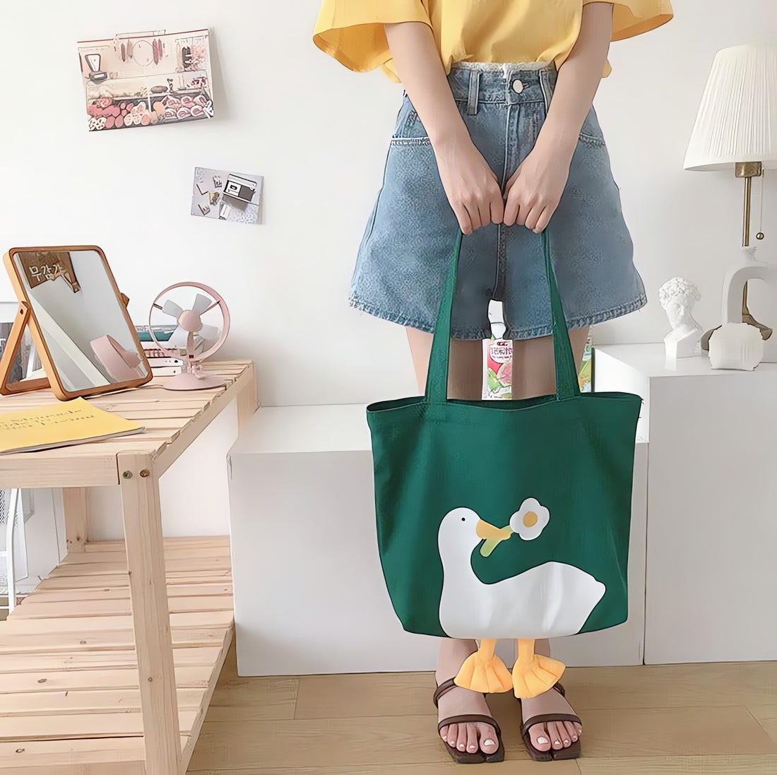 Weirdcore Duck Cloth Bag - KAYSMAR