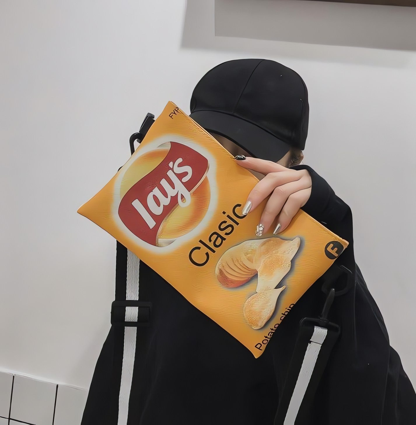Weirdcore Lays Chips Crossbody Bag - KAYSMAR