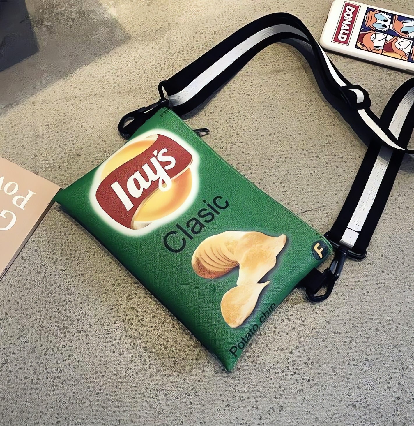 Weirdcore Lays Chips Crossbody Bag - KAYSMAR