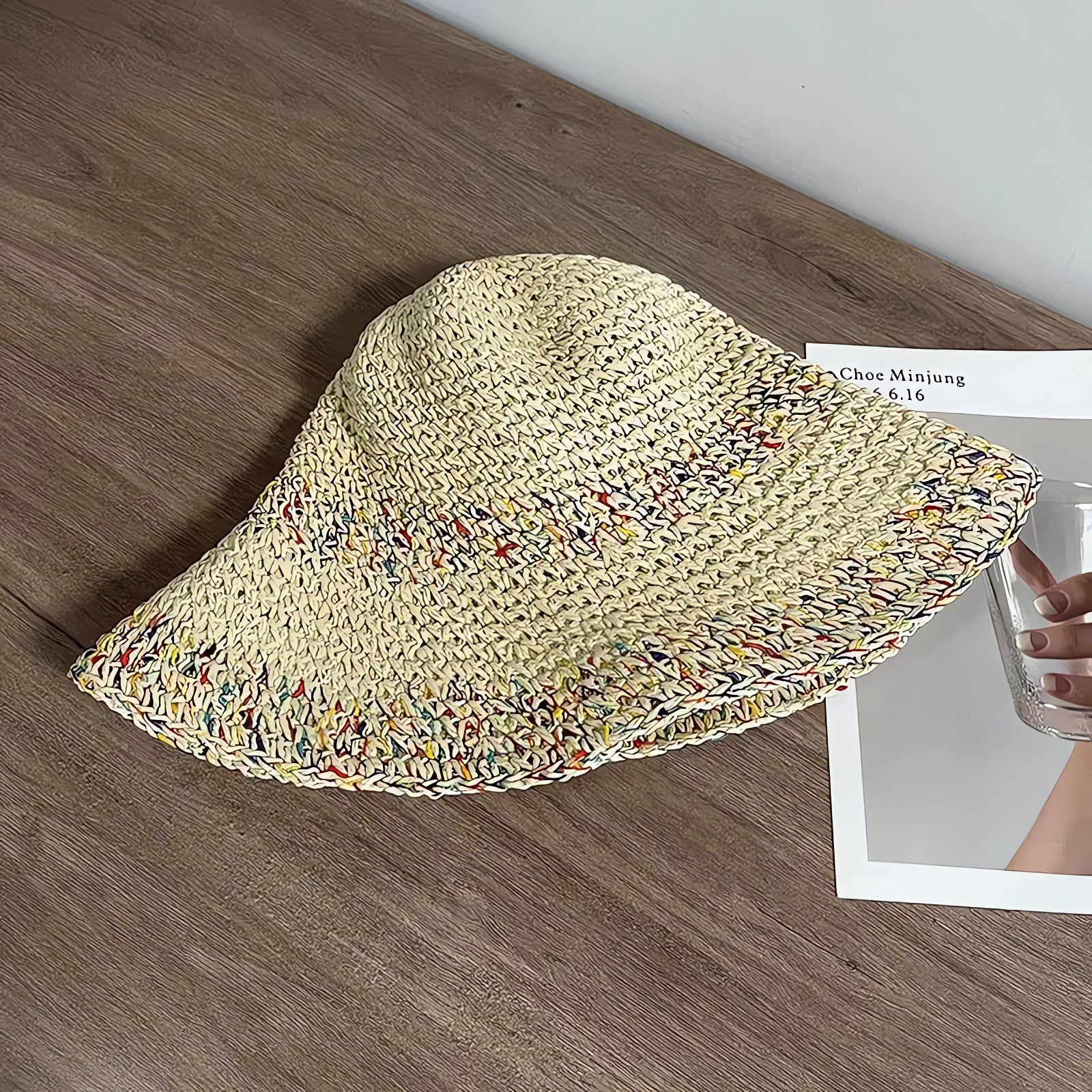 Woven Straw Bucket Hat - KAYSMAR