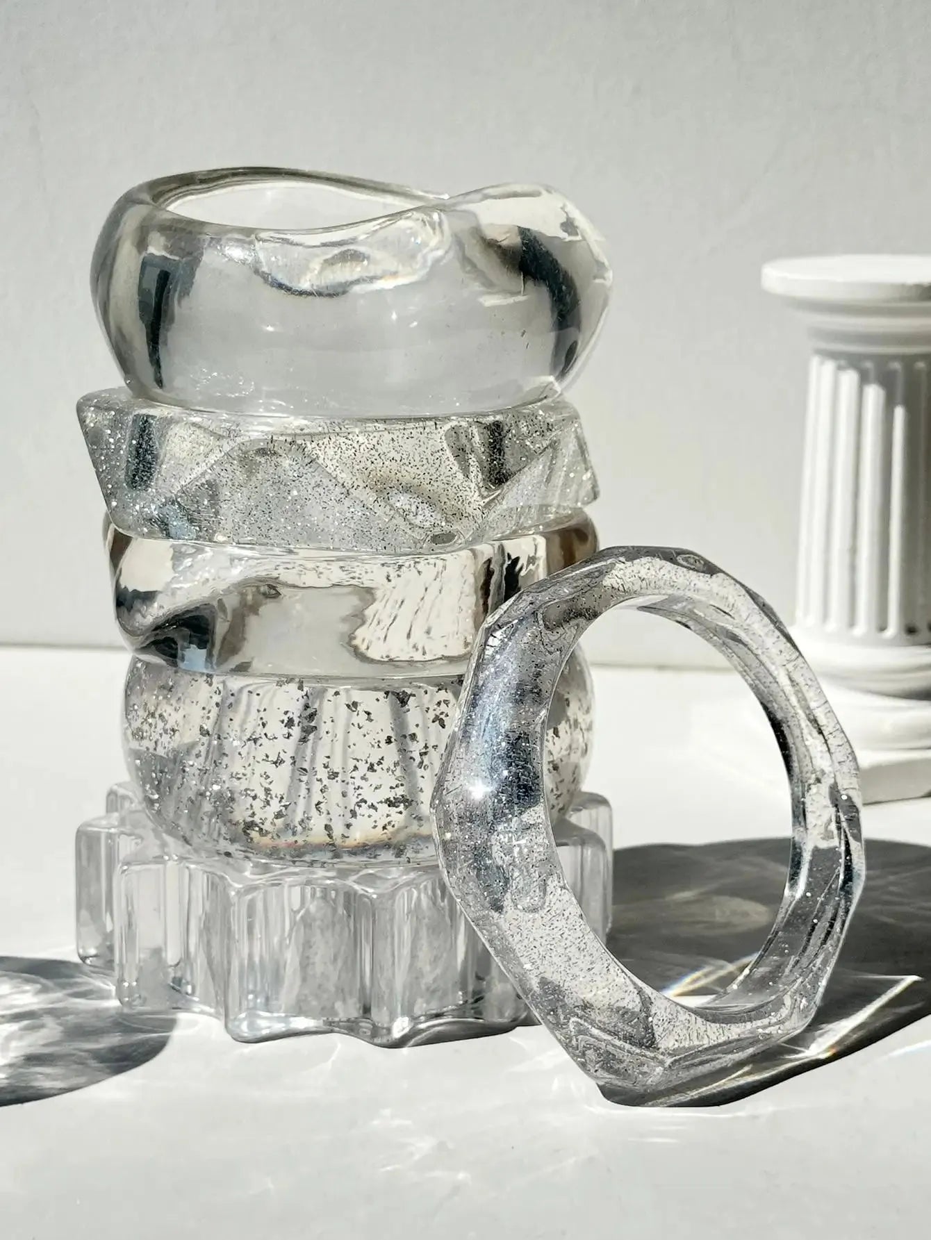 Y2K Clear Resin Bracelet - KAYSMAR