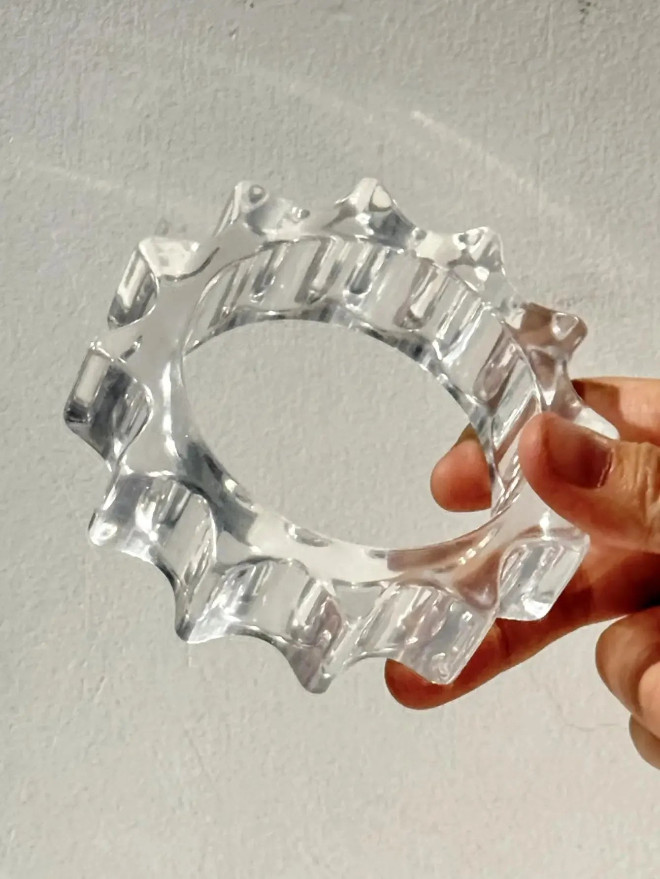 Y2K Clear Resin Bracelet - KAYSMAR