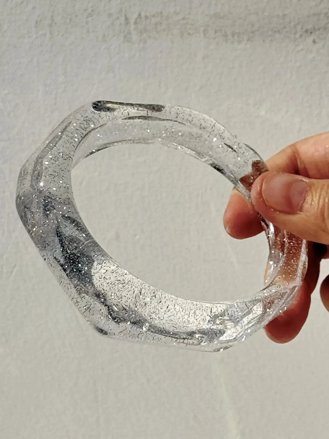 Y2K Clear Resin Bracelet - KAYSMAR