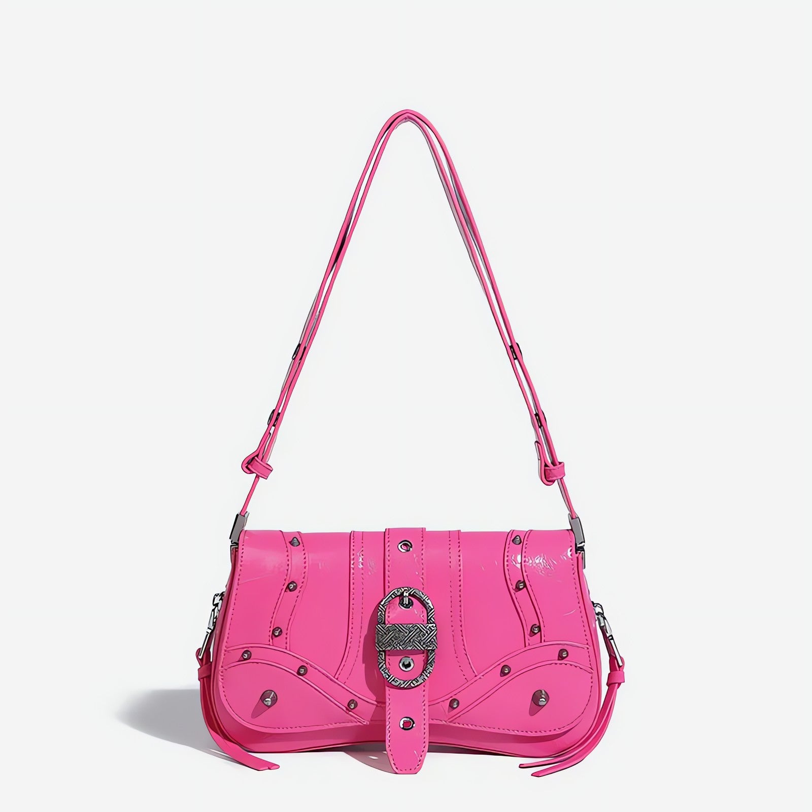 Y2K Candy Belted Baguette Bag - KAYSMAR