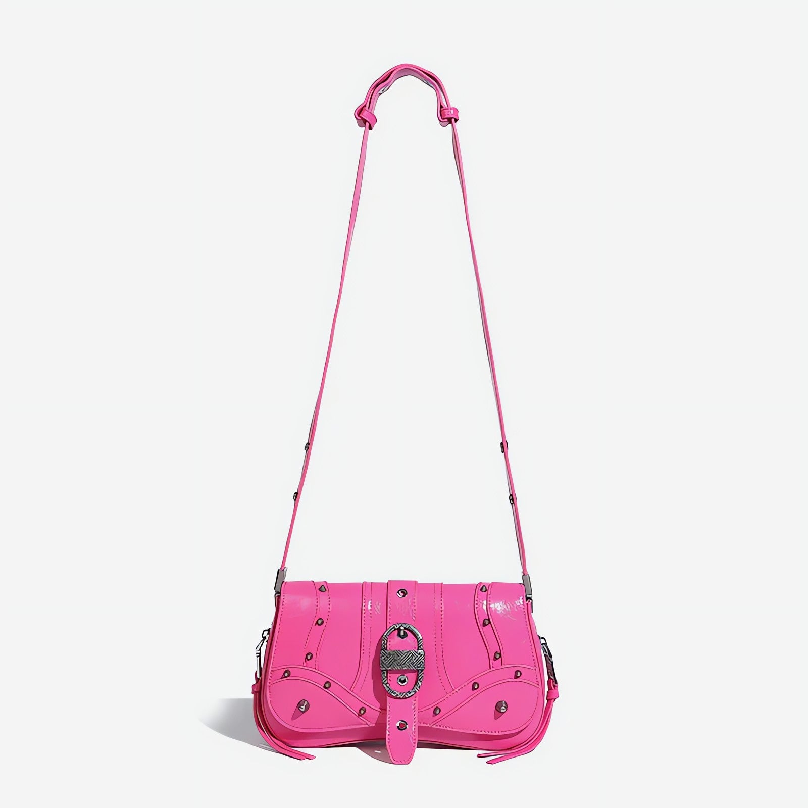 Y2K Candy Belted Baguette Bag - KAYSMAR
