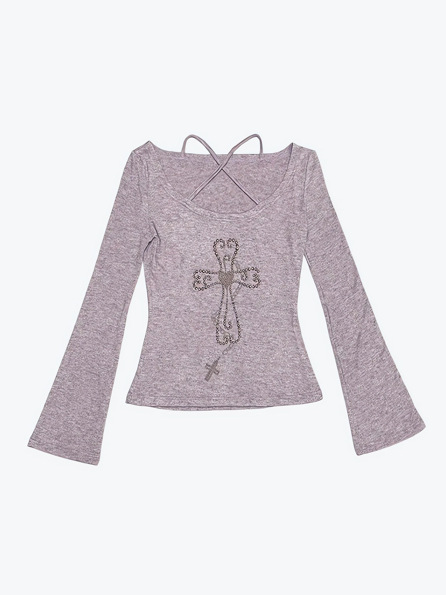 Y2K Golden Cross Top - KAYSMAR