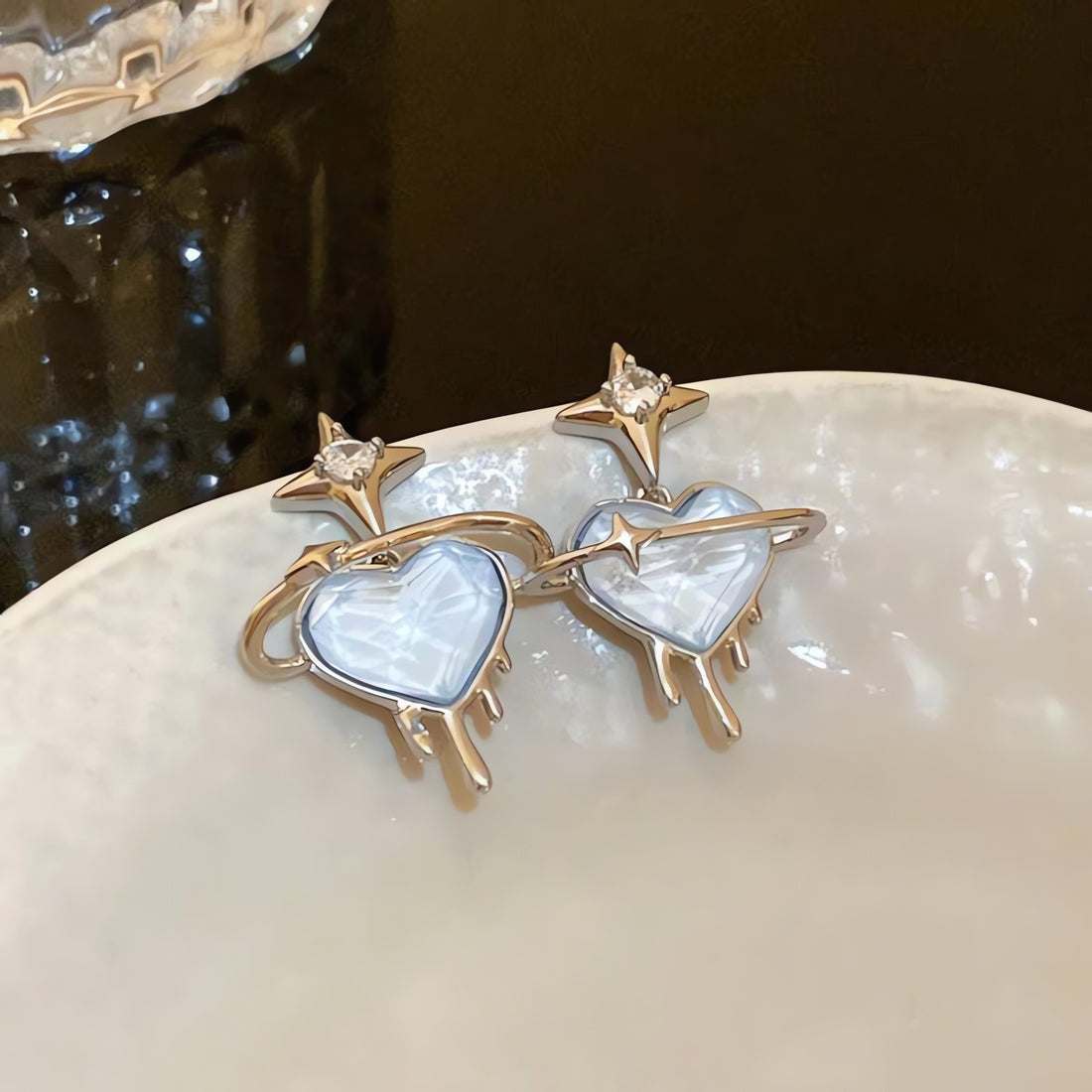 Y2K Melting Heart Earrings - KAYSMAR