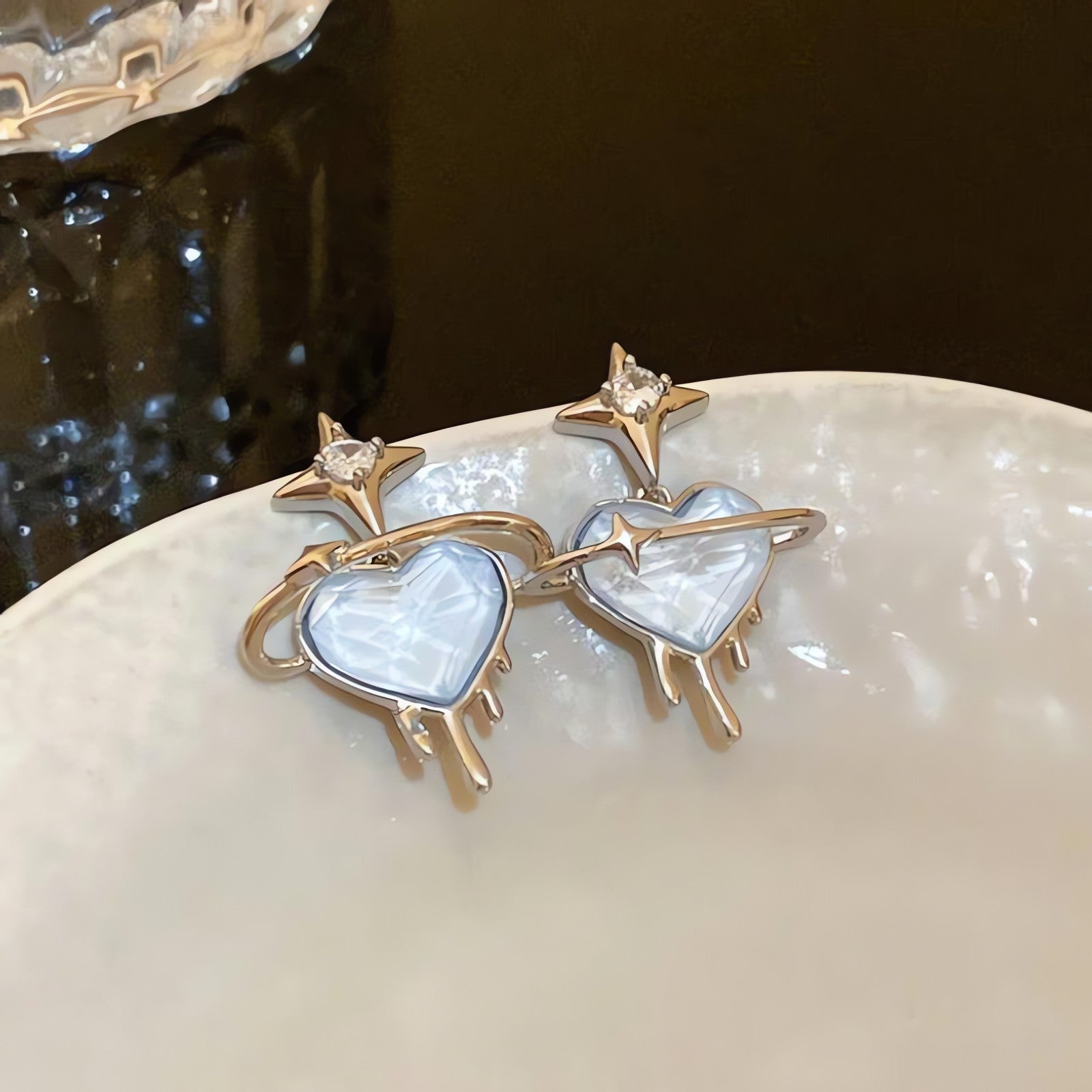 Y2K Melting Heart Earrings - KAYSMAR