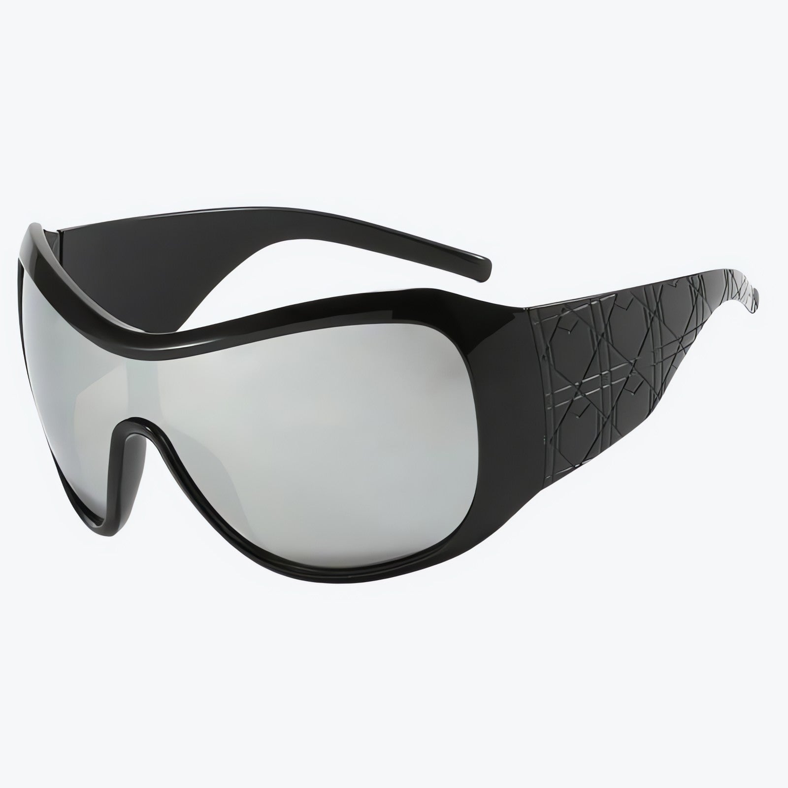 Y2K Oversized Shield Sunglasses - KAYSMAR