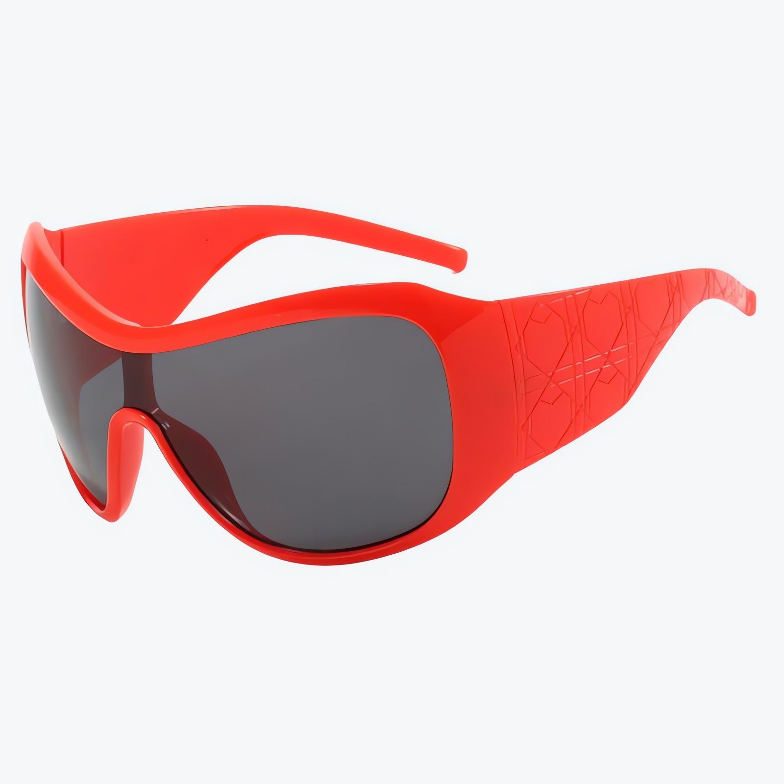 Y2K Oversized Shield Sunglasses - KAYSMAR