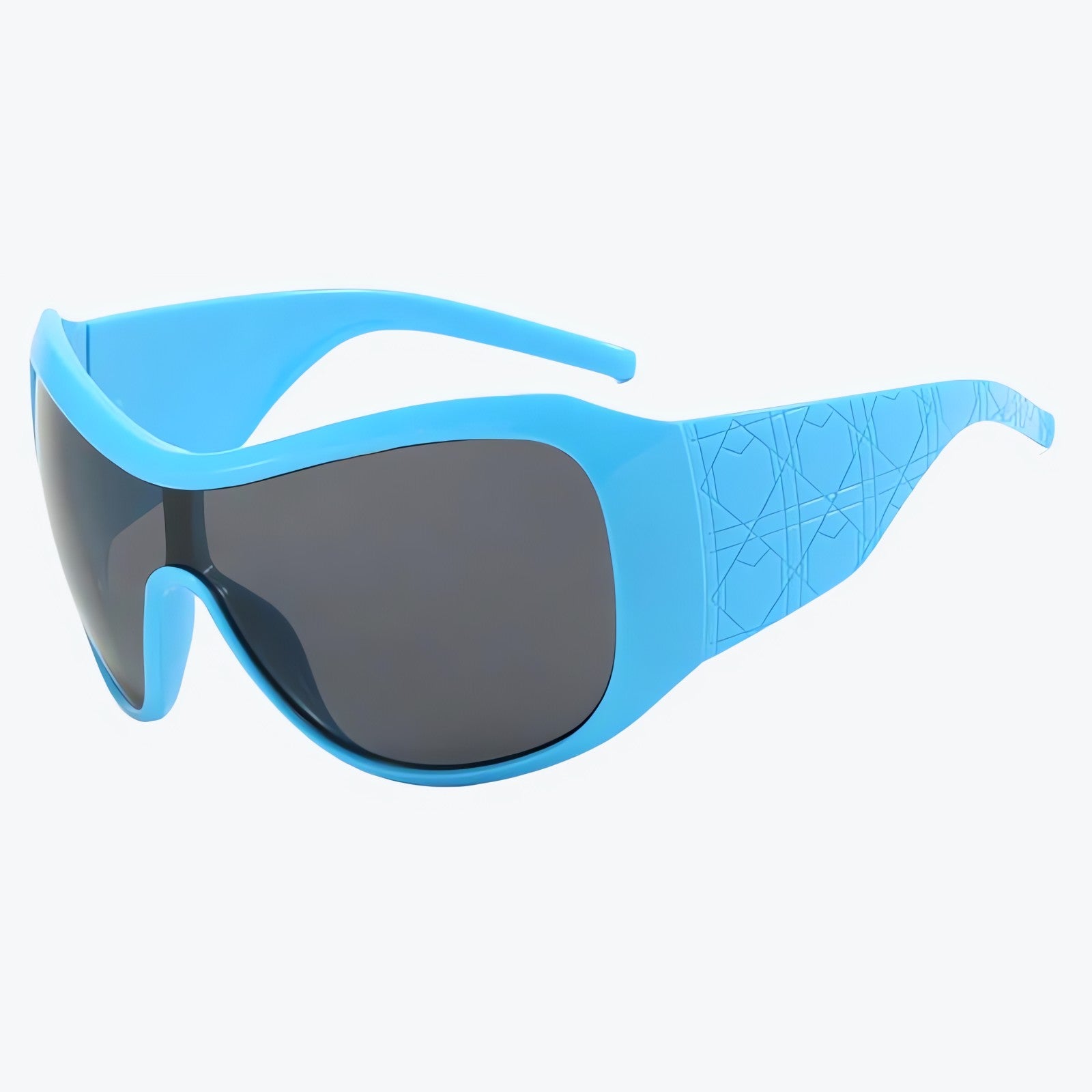 Y2K Oversized Shield Sunglasses - KAYSMAR
