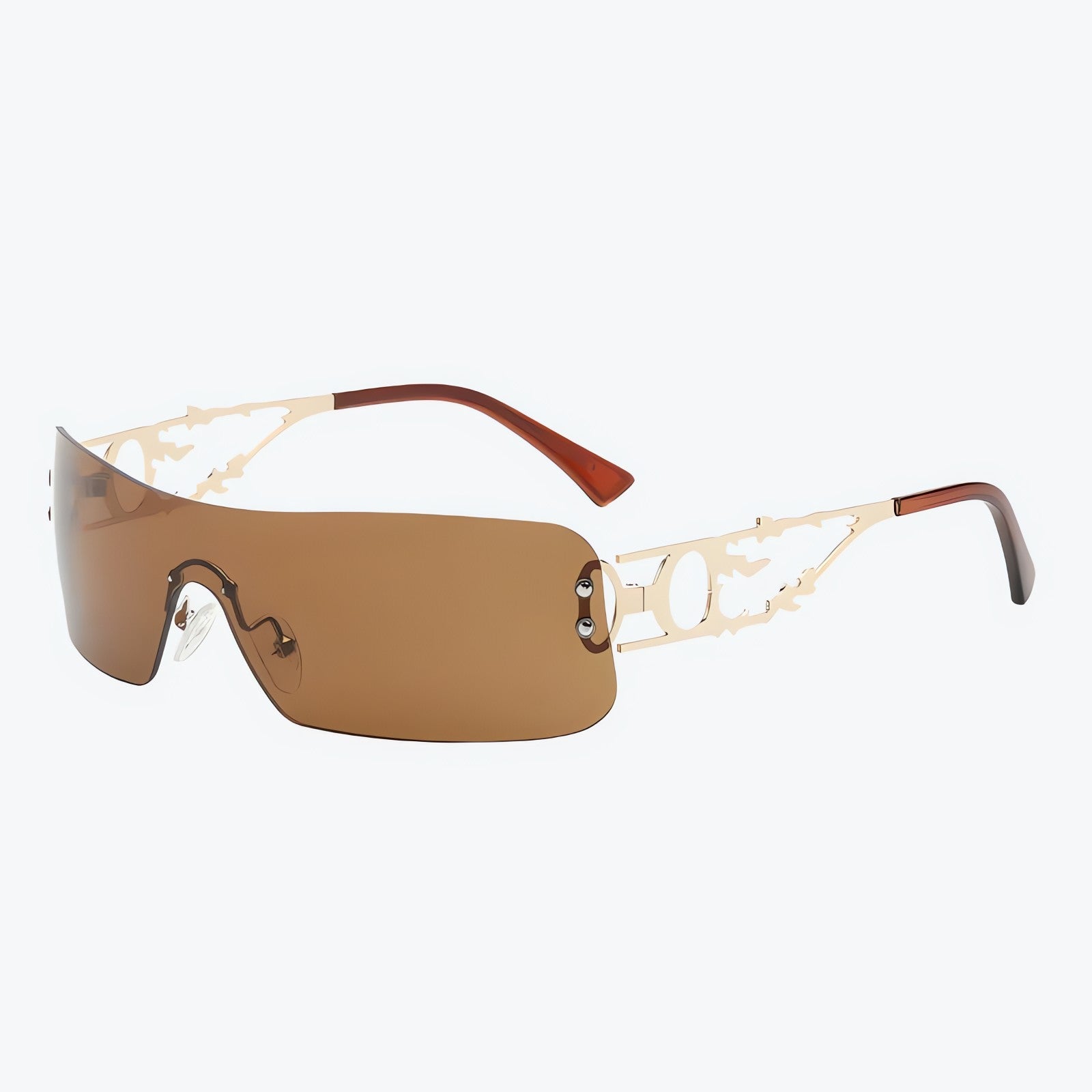 Y2K Rectangle No Frame Sunglasses - KAYSMAR