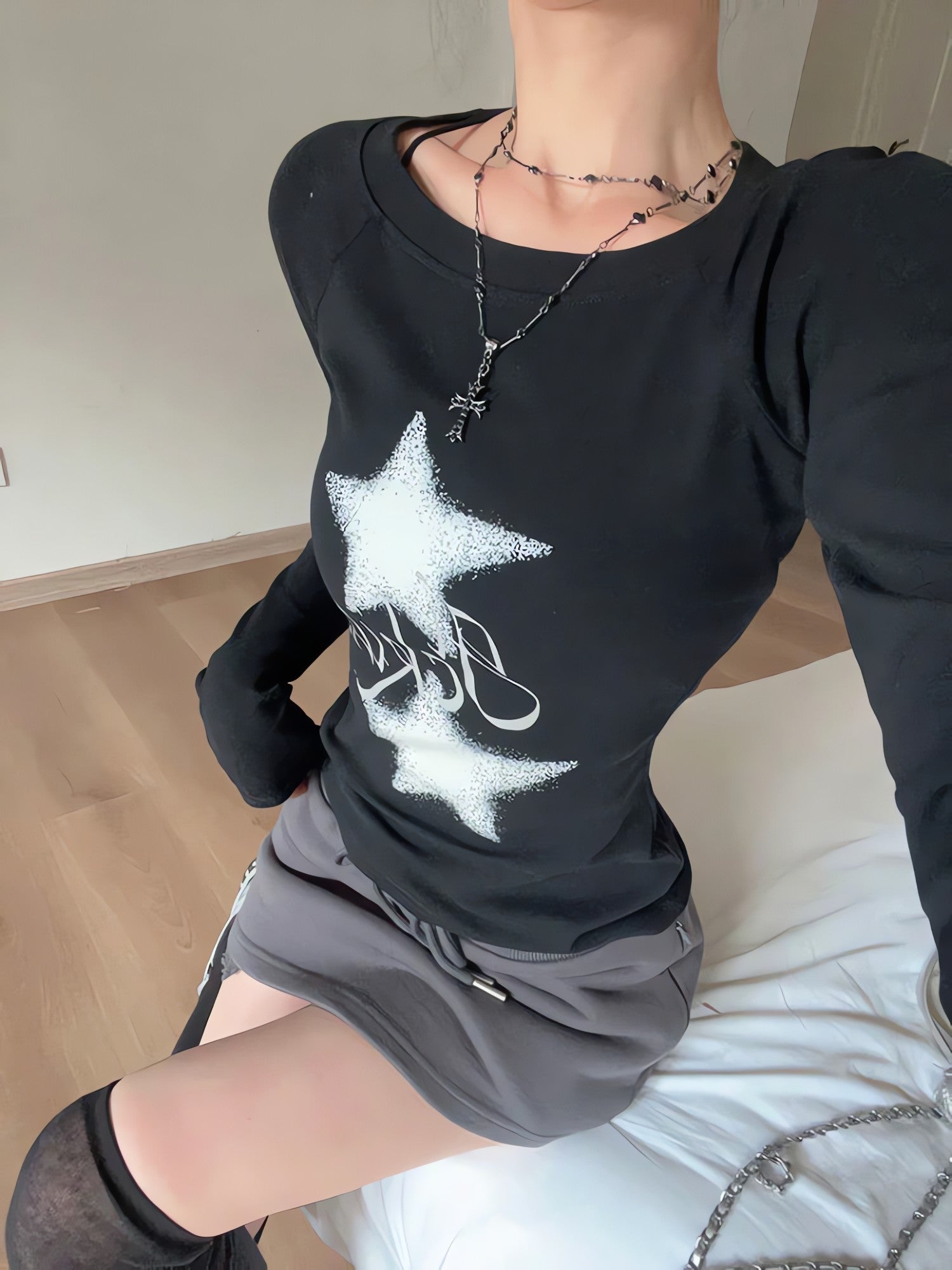 Y2K Star Basic Top - KAYSMAR