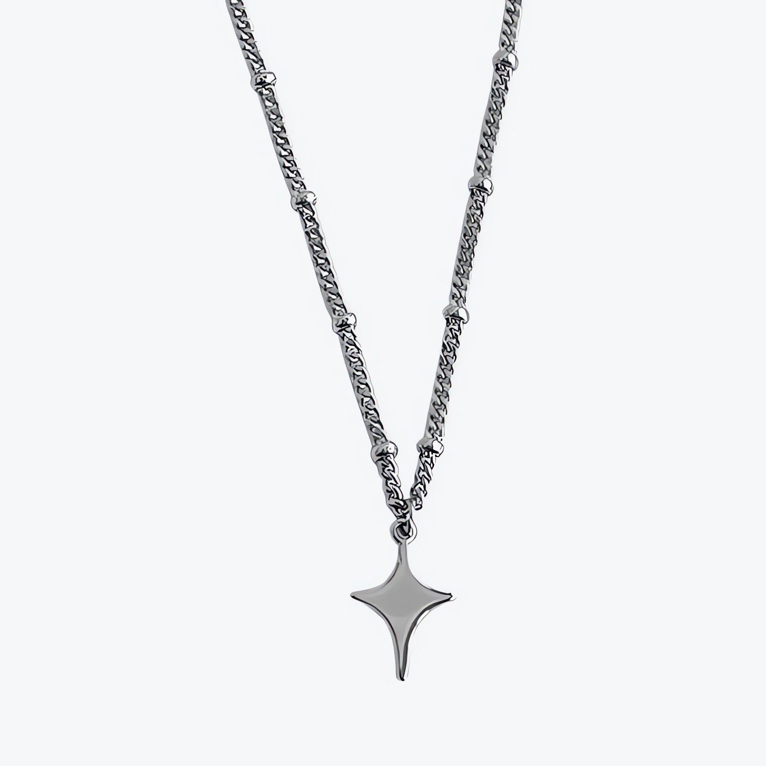 Y2K Star Silver Necklace - KAYSMAR
