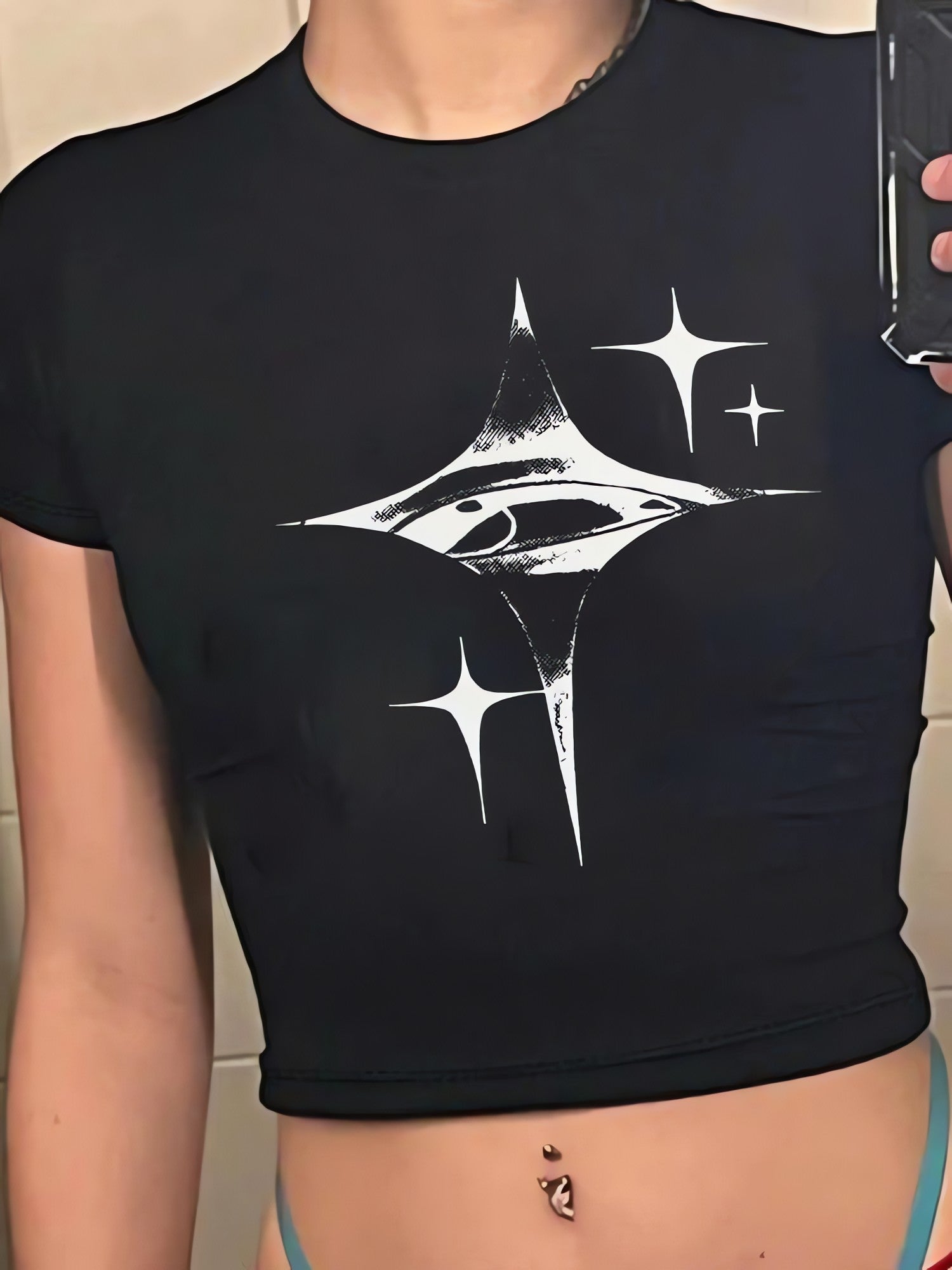 Y2K Twinkle Star Tee - KAYSMAR