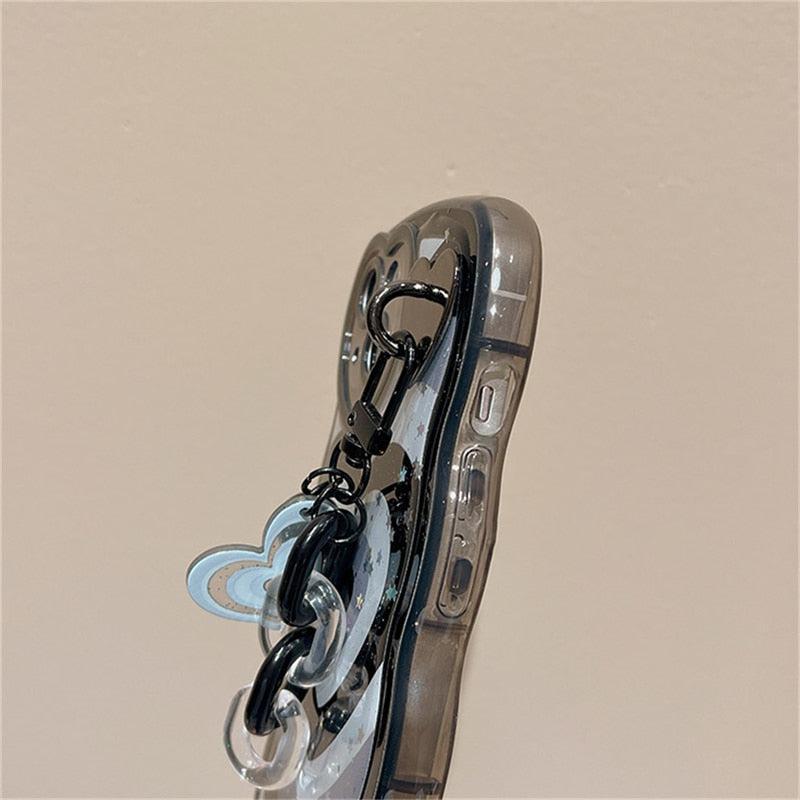 Y2k Chain and Heart iPhone Case - KAYSMAR