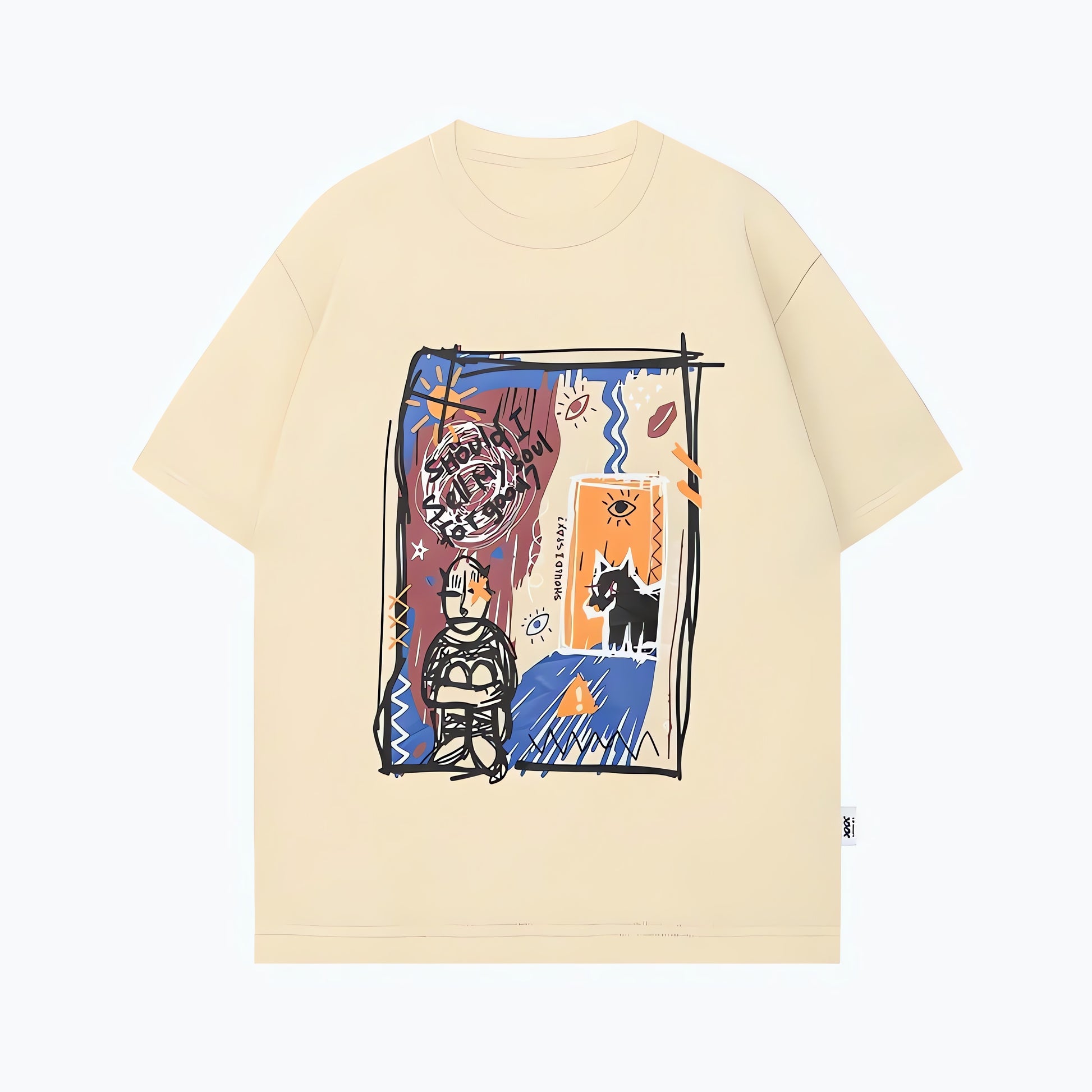 Abstract Sketch Graphic Tee - KAYSMAR