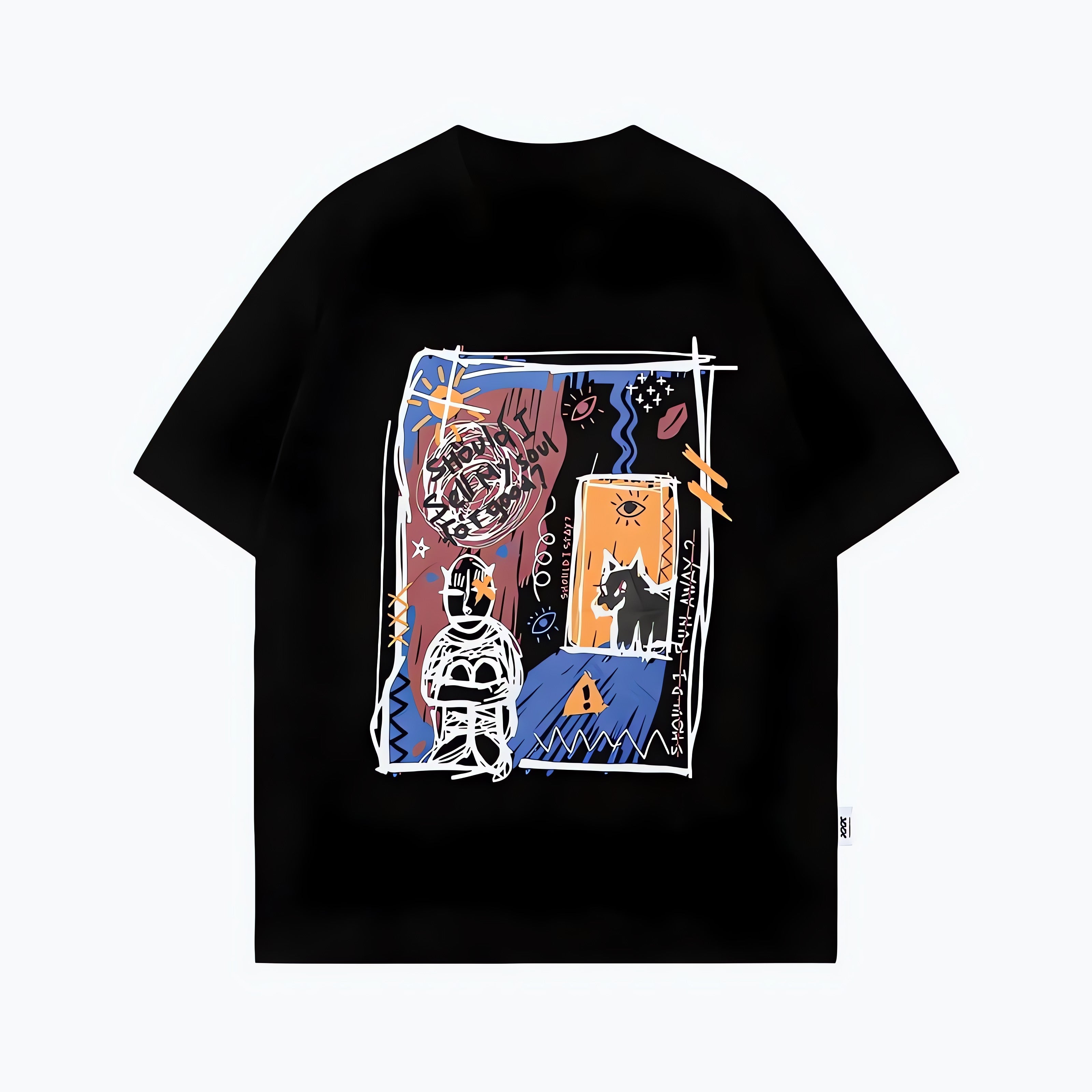 Abstract Sketch Graphic Tee - KAYSMAR