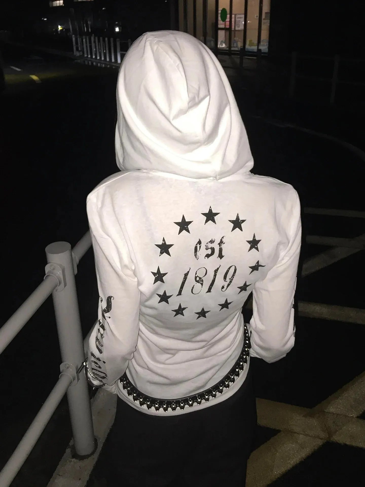 Acubi Hooded Graphic Top - KAYSMAR