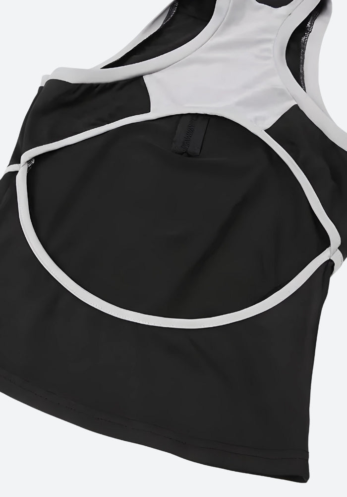 Acubi Open Back Zip-Up Top - KAYSMAR
