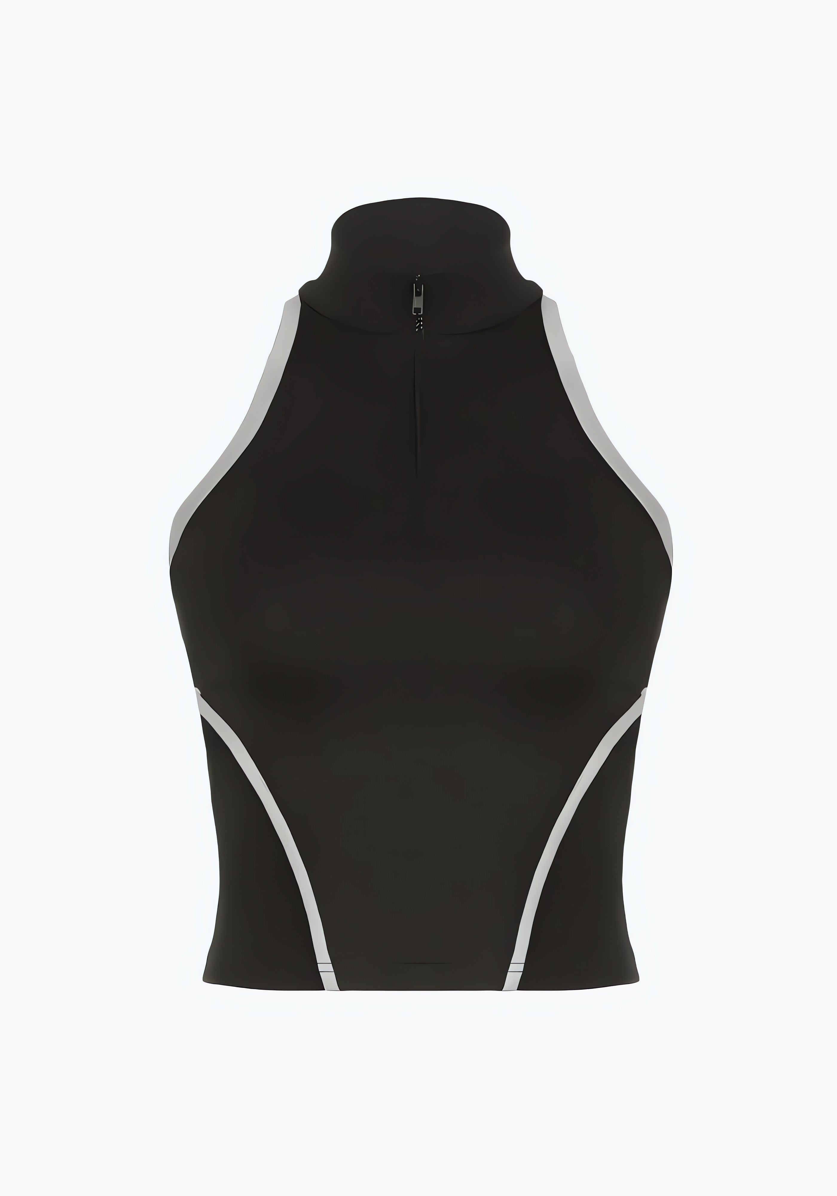 Acubi Open Back Zip-Up Top - KAYSMAR