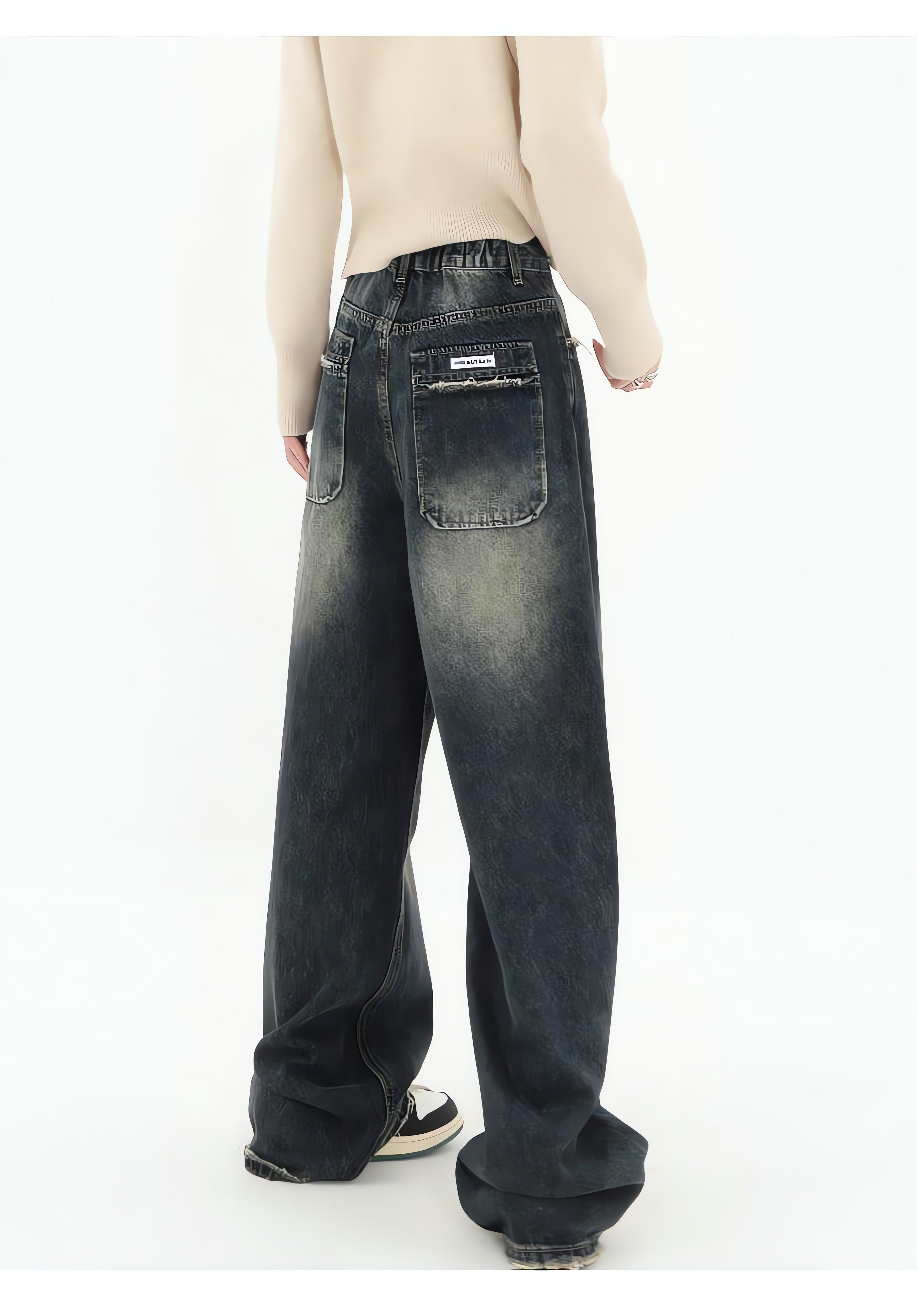 Acubi Wide Leg Dark Jeans - KAYSMAR