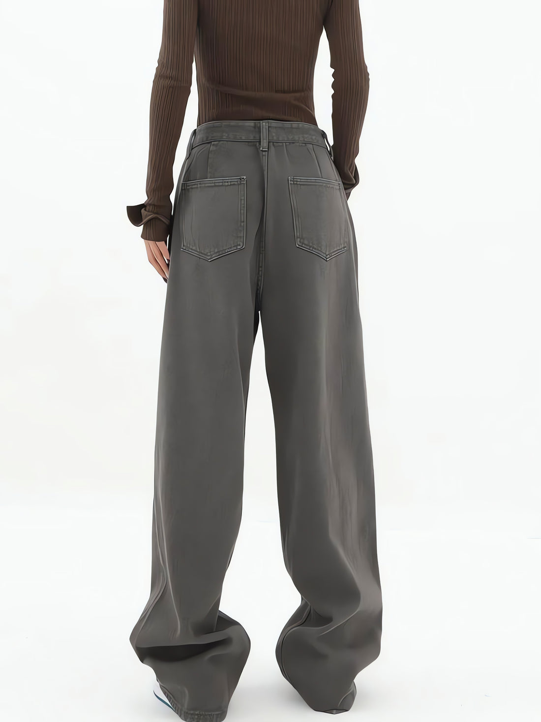 Adjustable Waist Baggy Denim Jeans - KAYSMAR