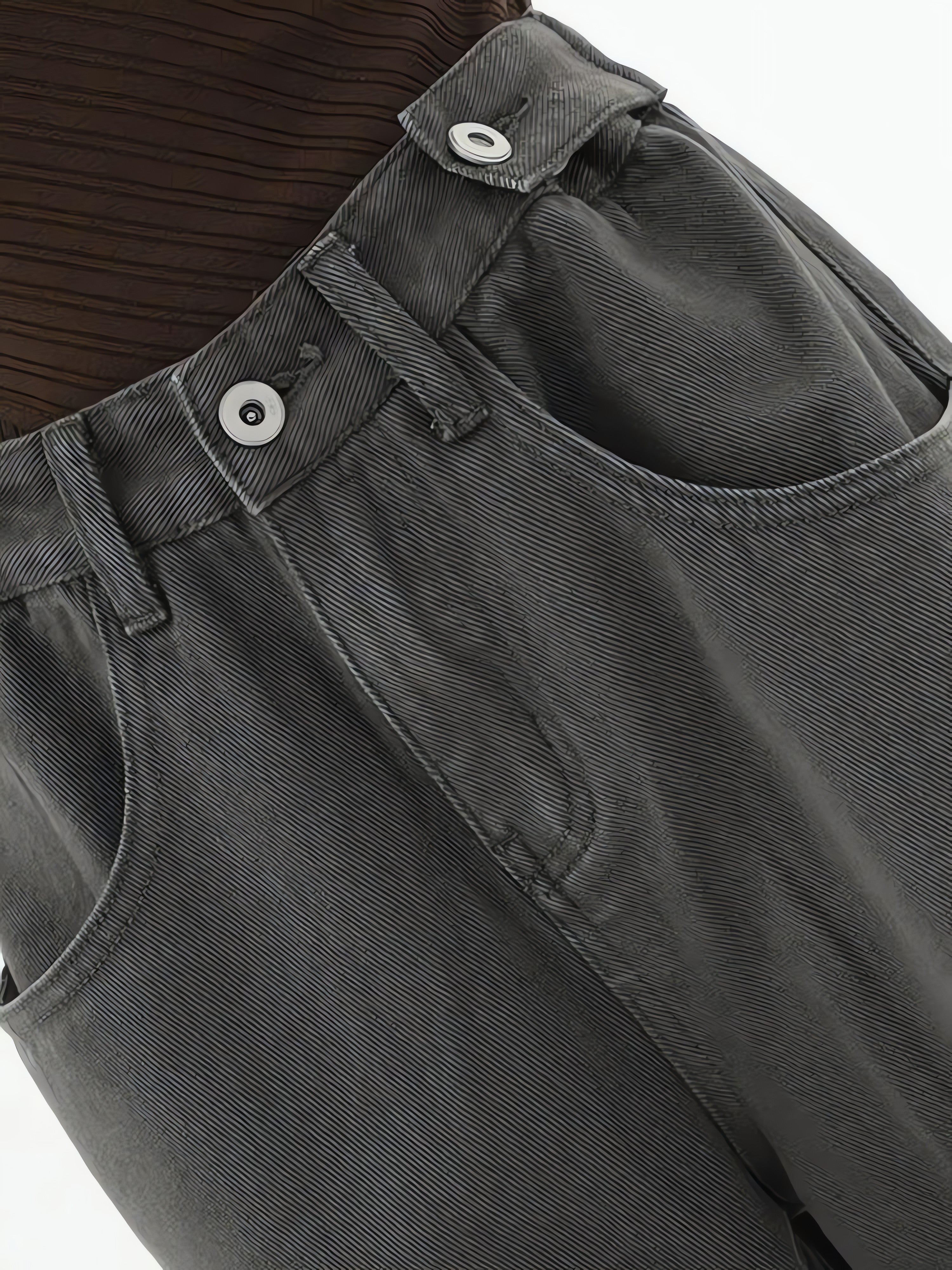 Adjustable Waist Baggy Denim Jeans - KAYSMAR